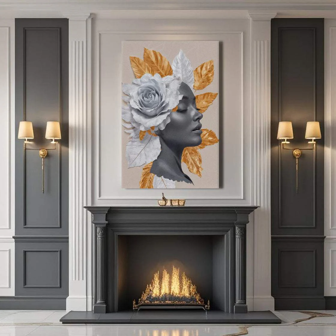 Floral Majesty Wall Art IV - Image 3
