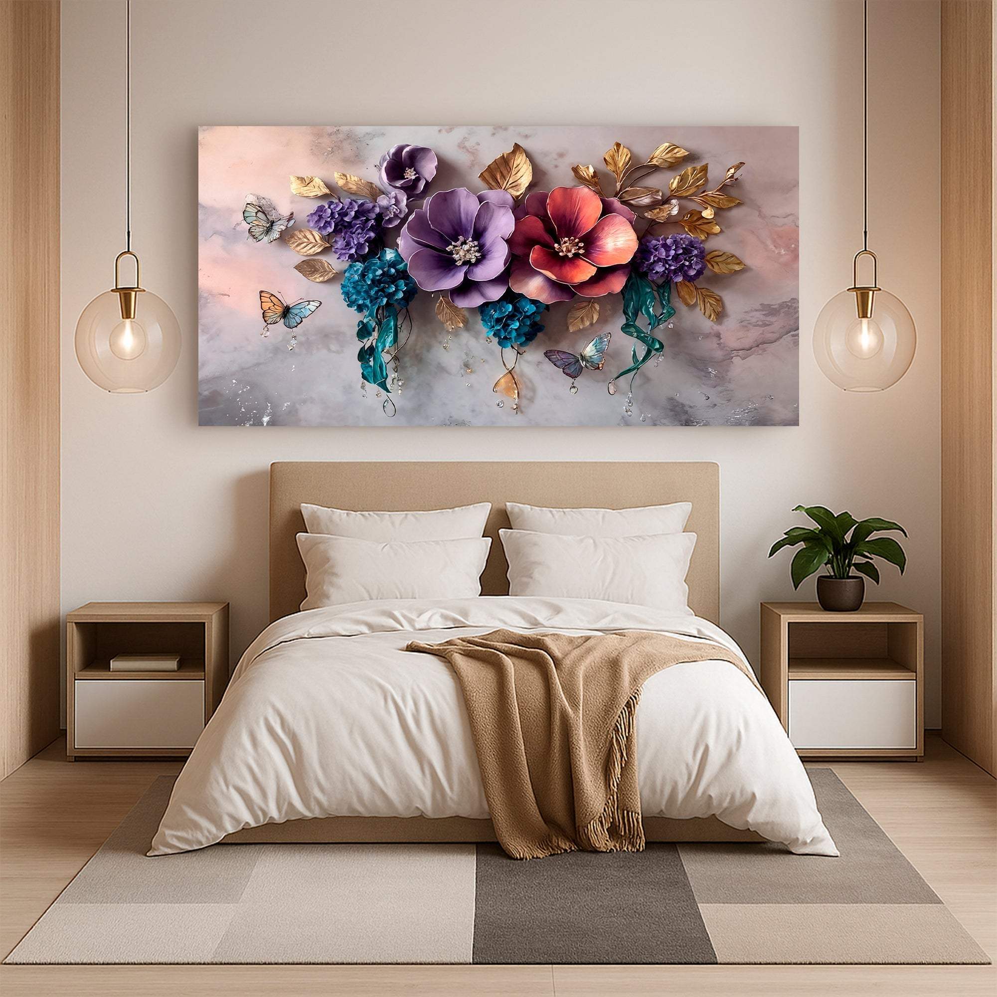 Floral Symphony Wall Art - Image 3