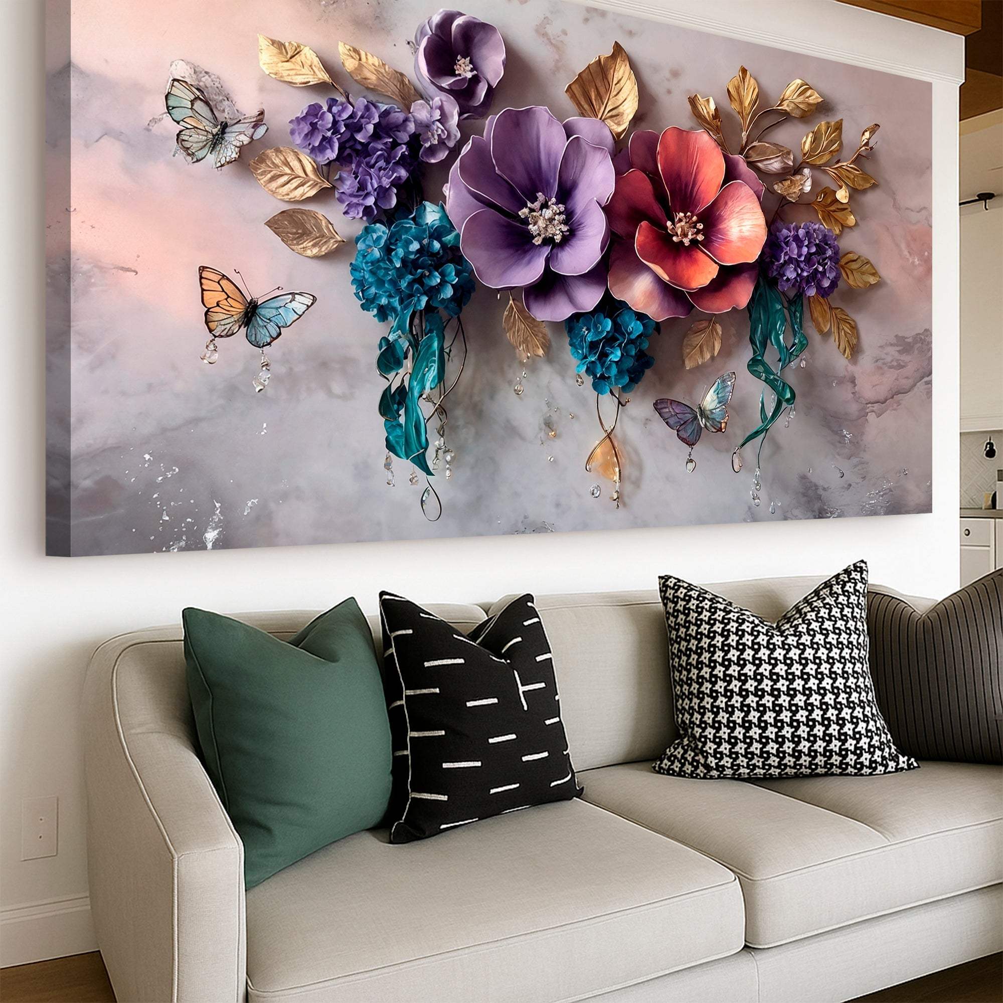 Floral Symphony Wall Art - Image 4