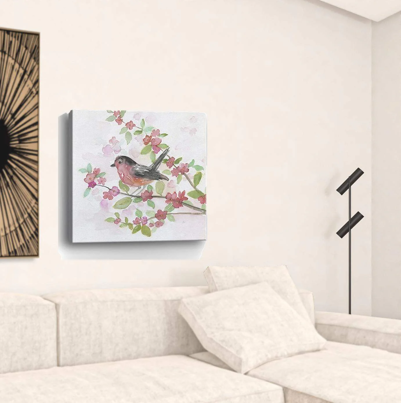 Flower And Bird Unframed Print Wall Art - Image 5