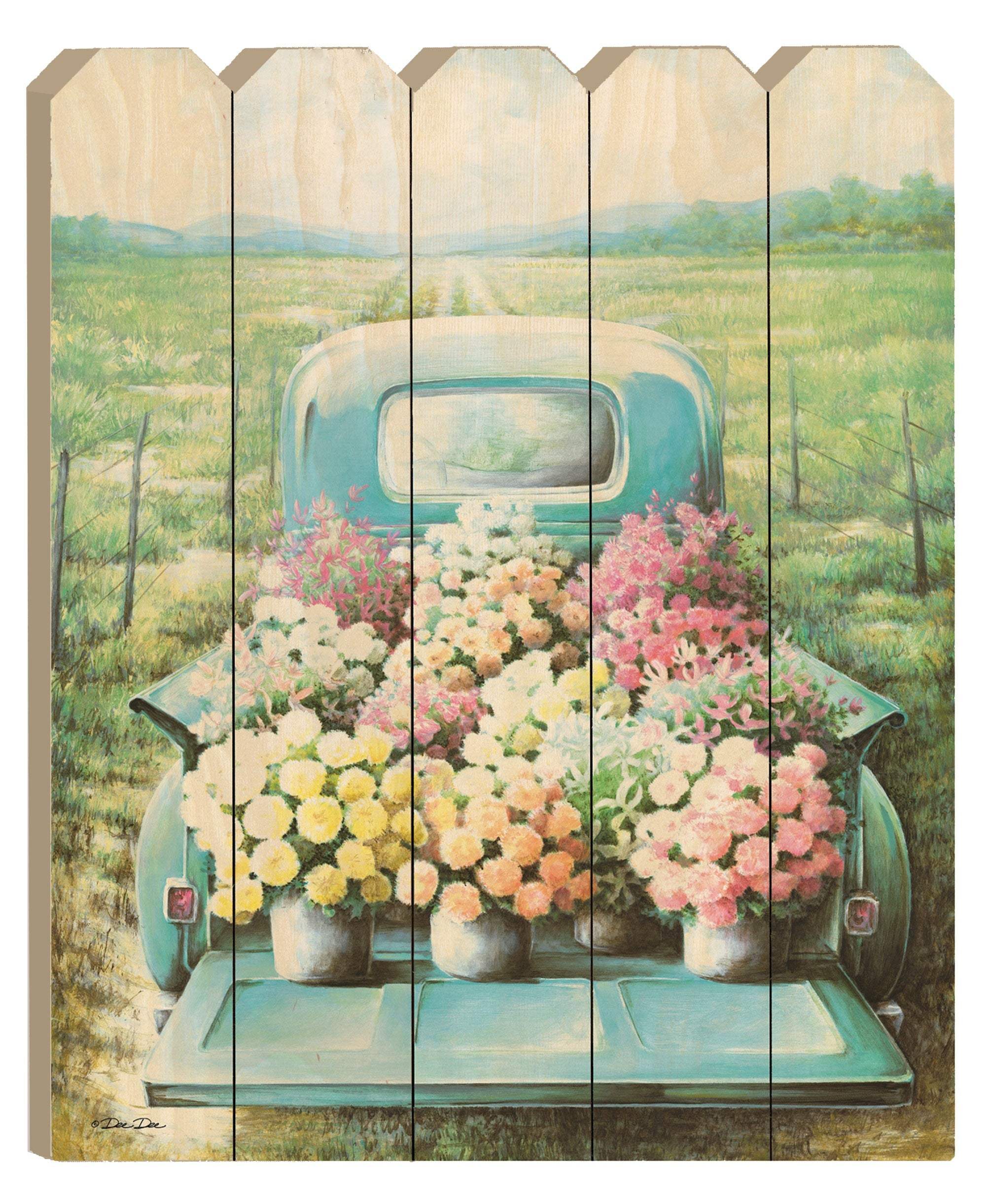 Flowers for Sale 1 Unframed Print Wall Art - Image 2