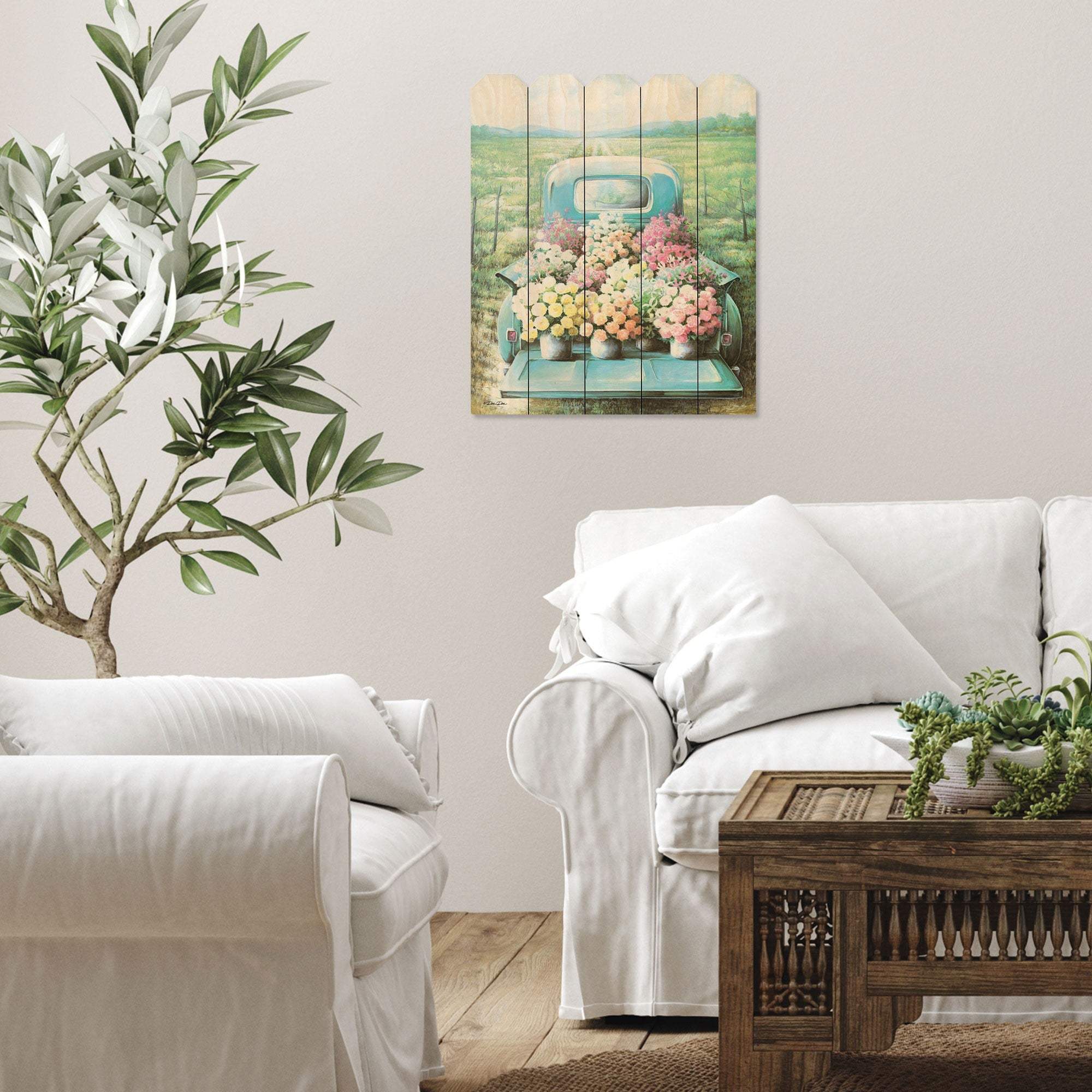 Flowers for Sale 1 Unframed Print Wall Art - Image 4
