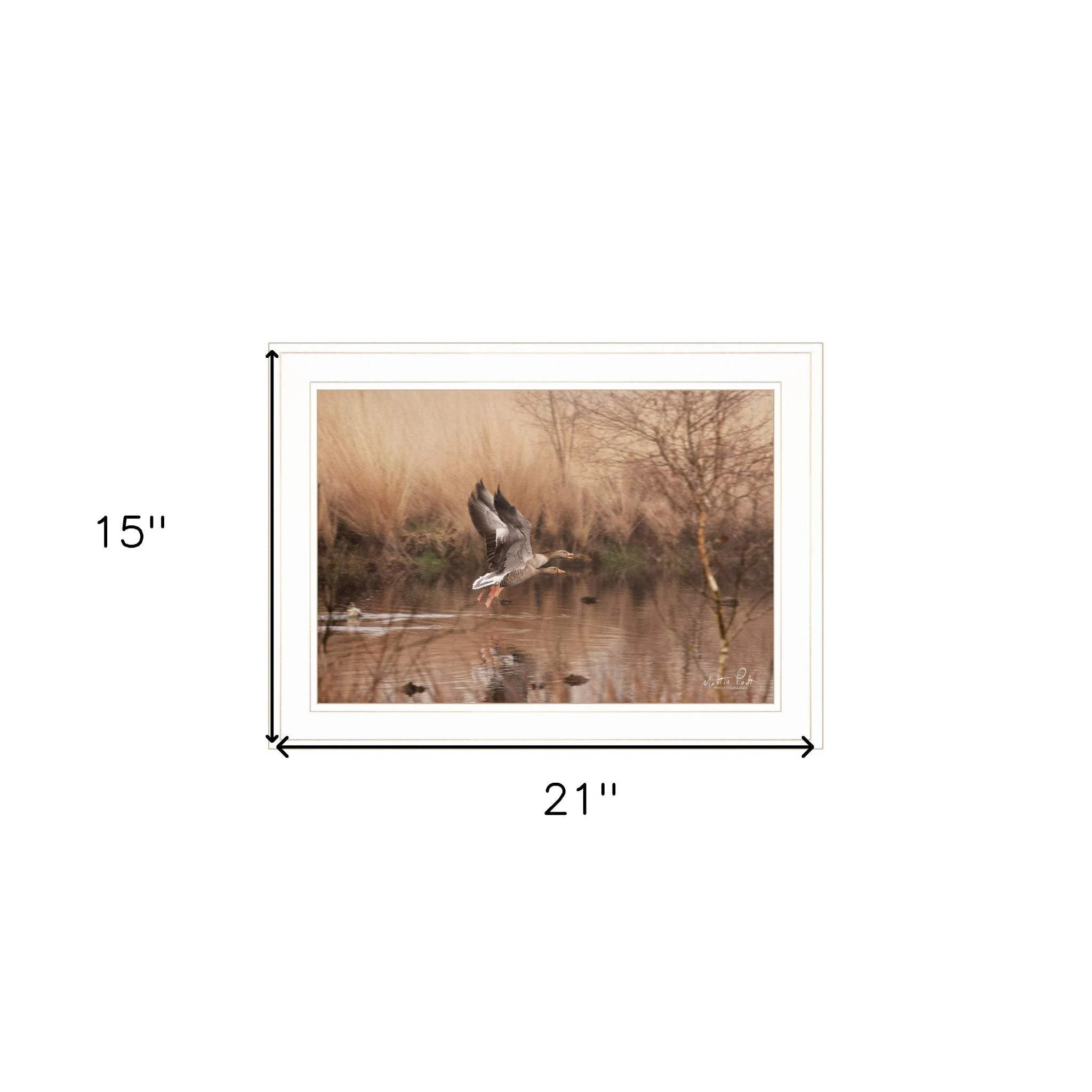 Fly Away 4 White Framed Print Wall Art - Image 6