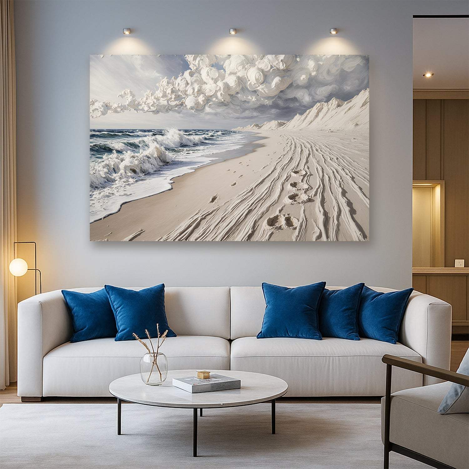 Footprints in the Sand Wall Art - Image 2