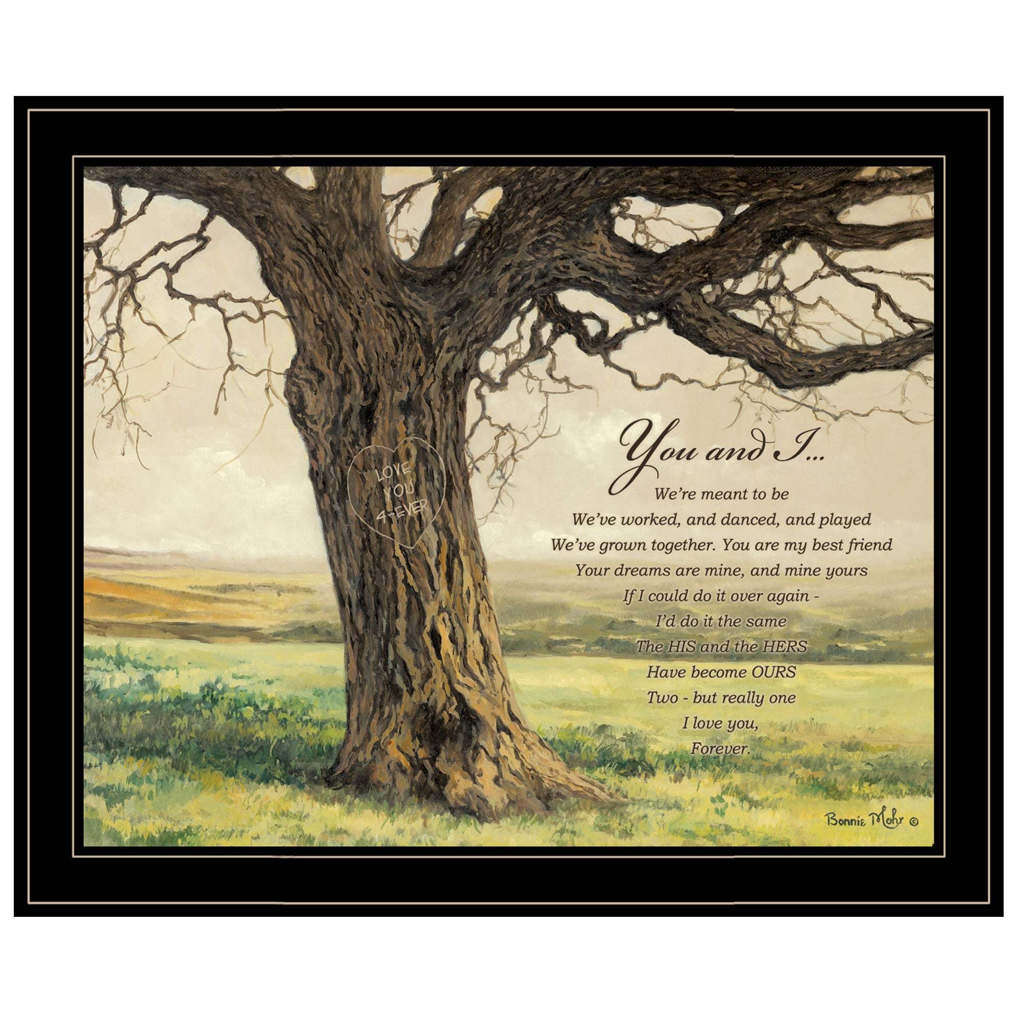 Forever 5 Black Framed Print Wall Art - Image 2