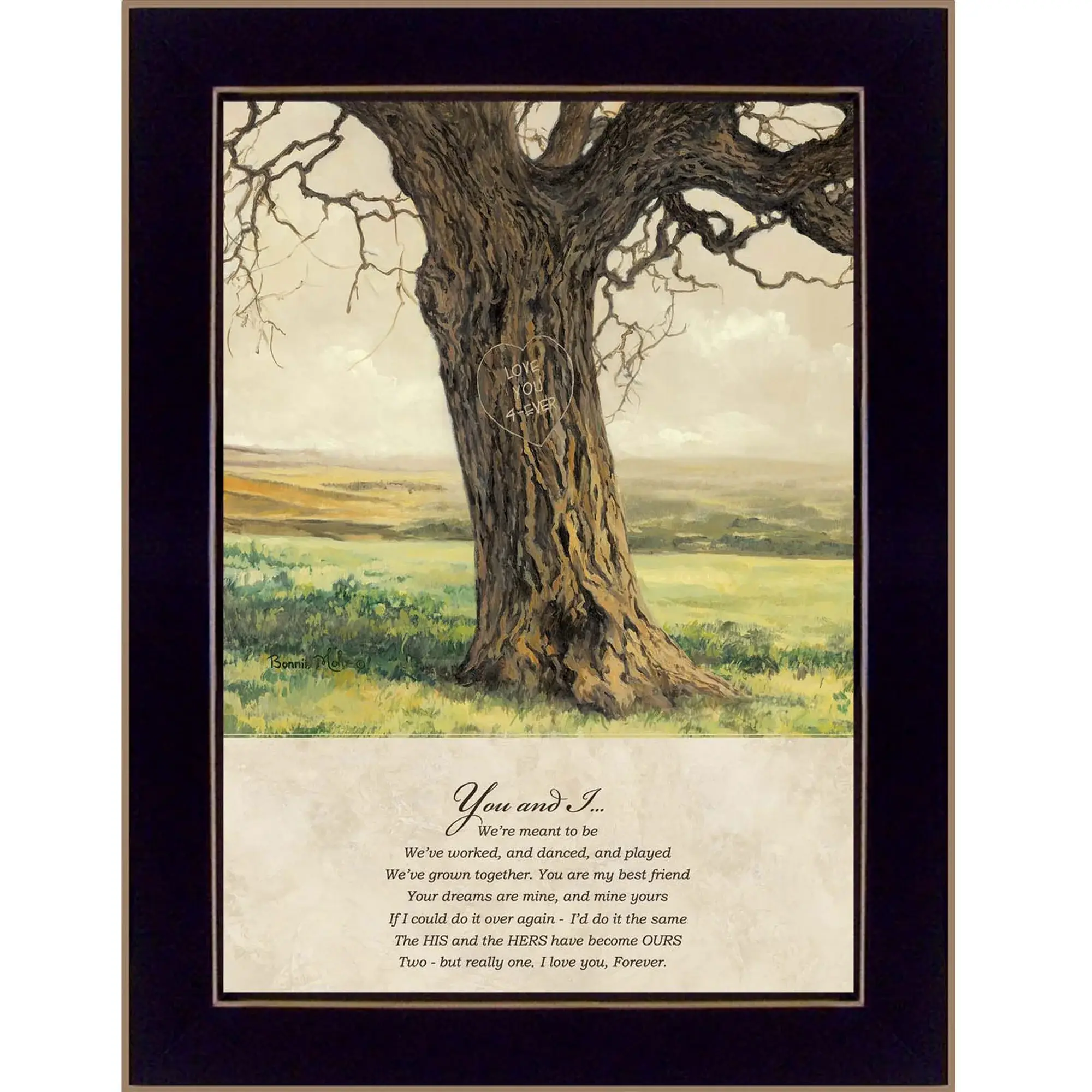 Forever Black Framed Print Wall Art - Image 2