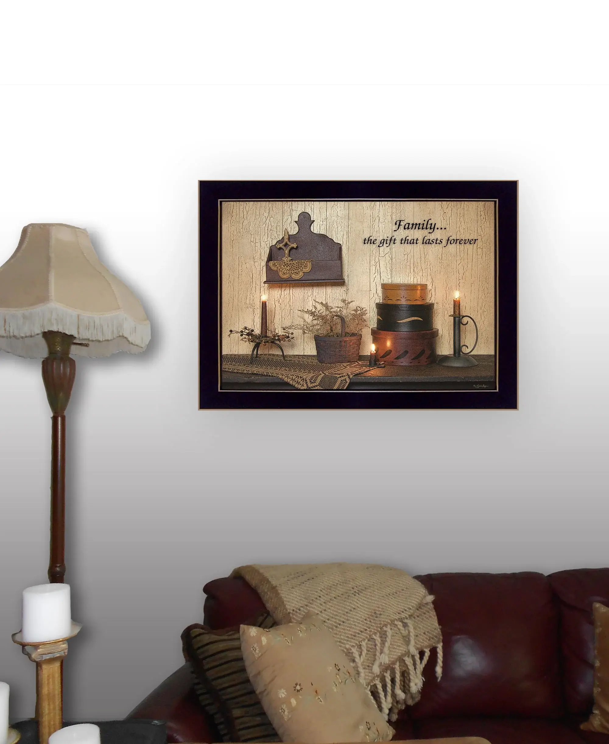 Forever Family 1 Black Framed Print Wall Art - Image 5