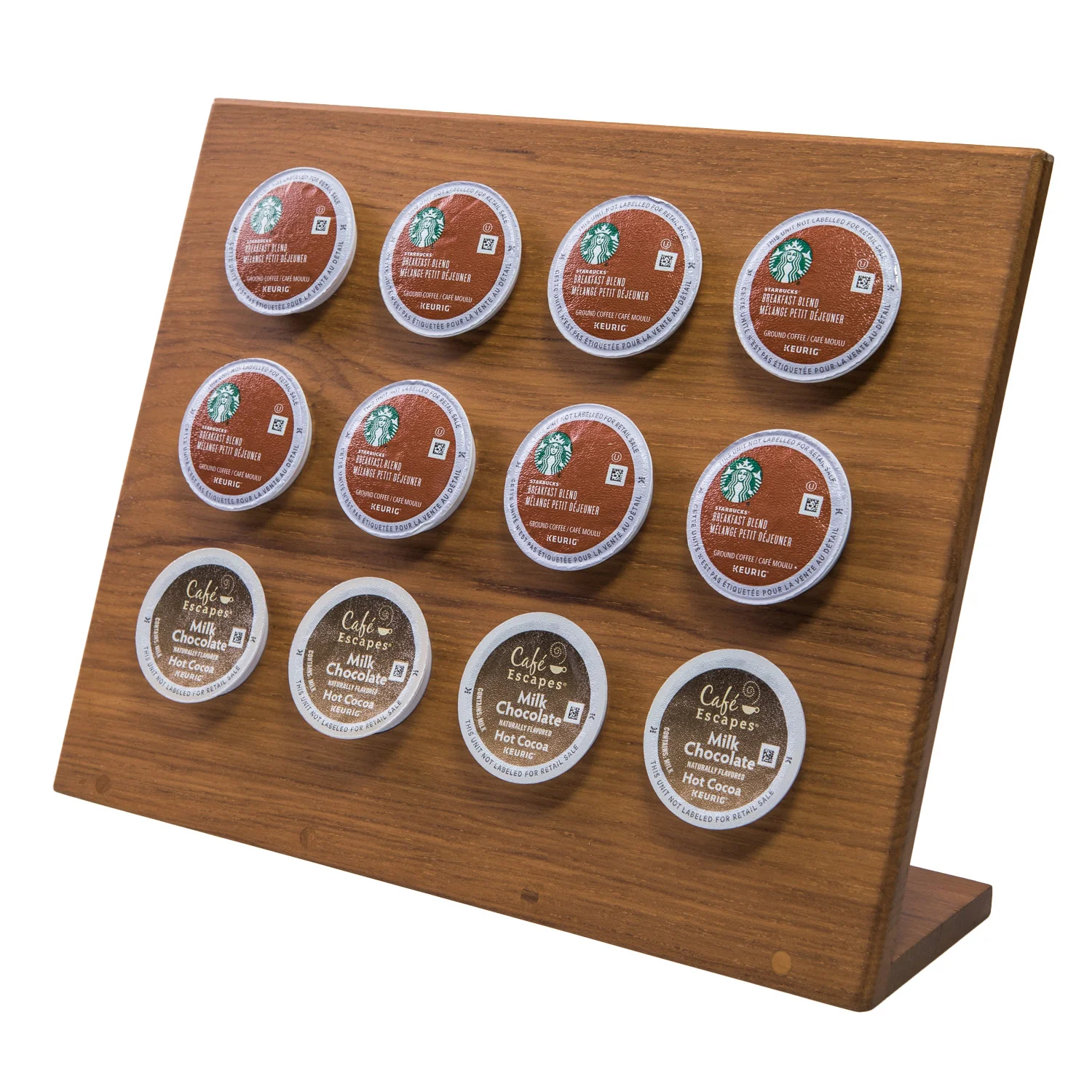Free Standing 12.00 " Wood Coffee Storage & Accessories - Image 2