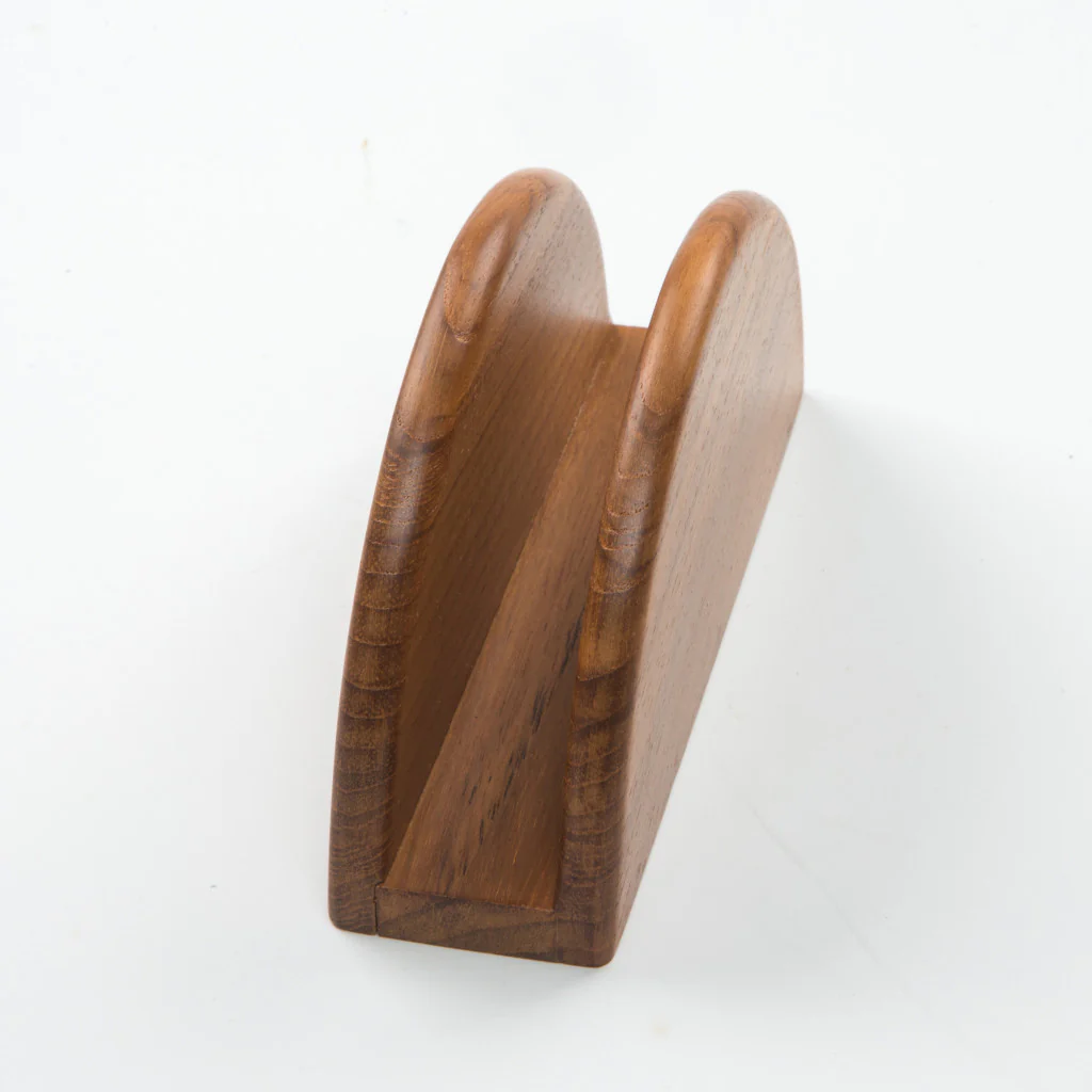 Free Standing 5.88 " Wood Napkin Holder - Image 2