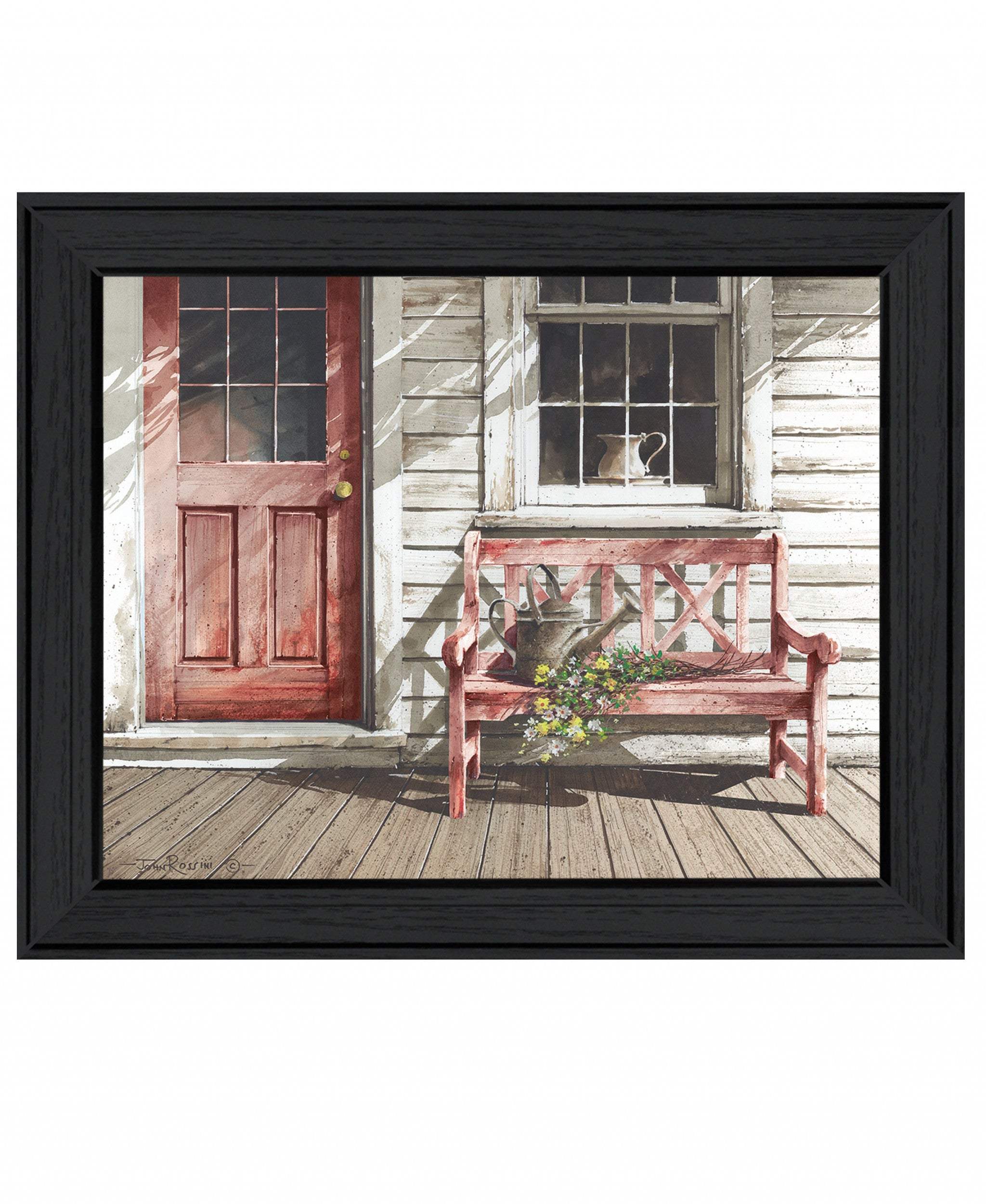 Fresh Cut Flowers 1 Black Framed Print Wall Art - Image 2