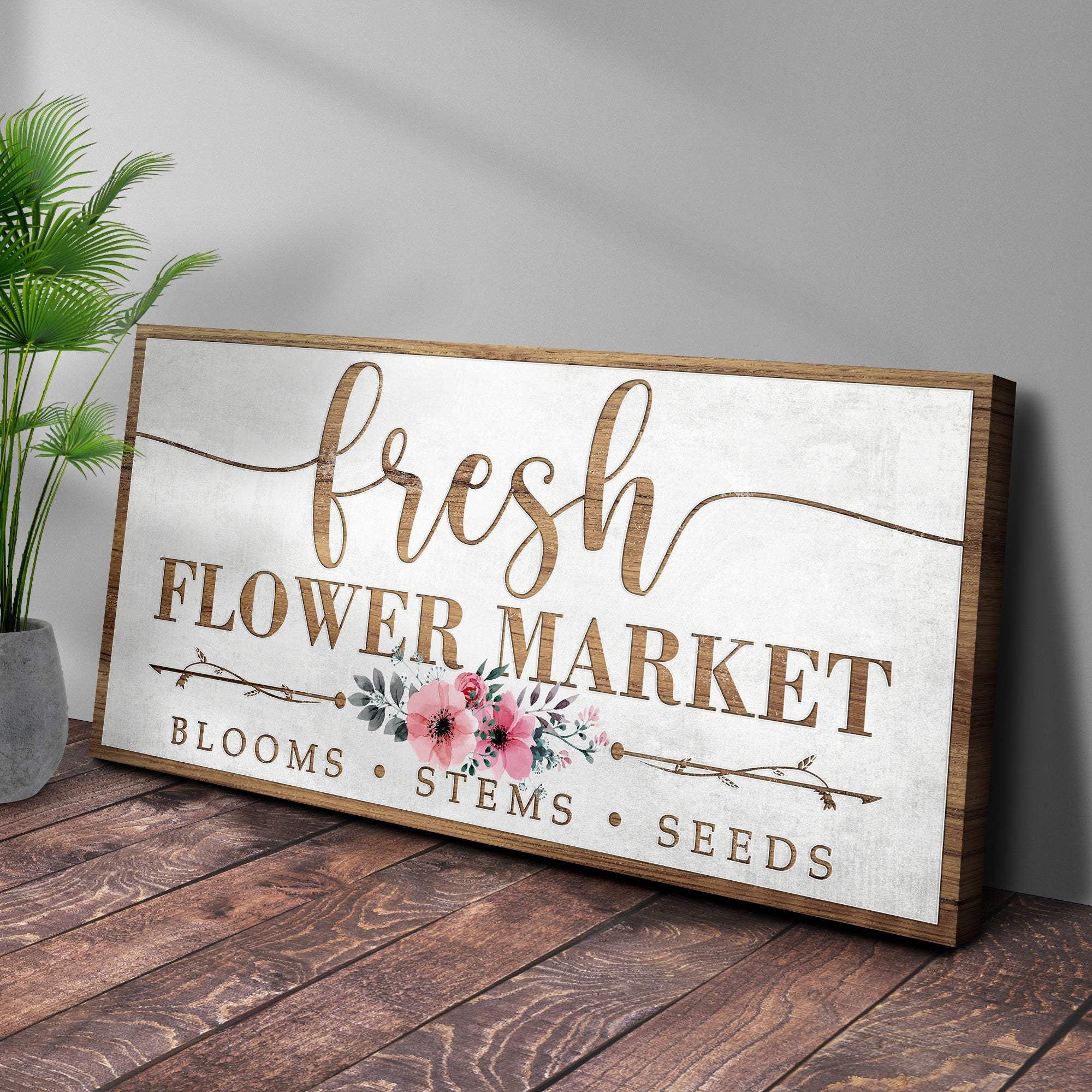 Fresh Flower Market Sign - Image 3
