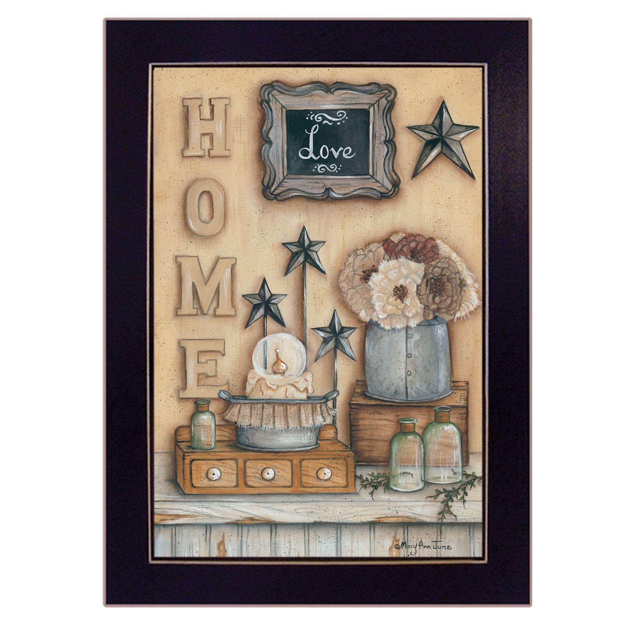 Friends 2 Black Framed Print Wall Art - Image 2