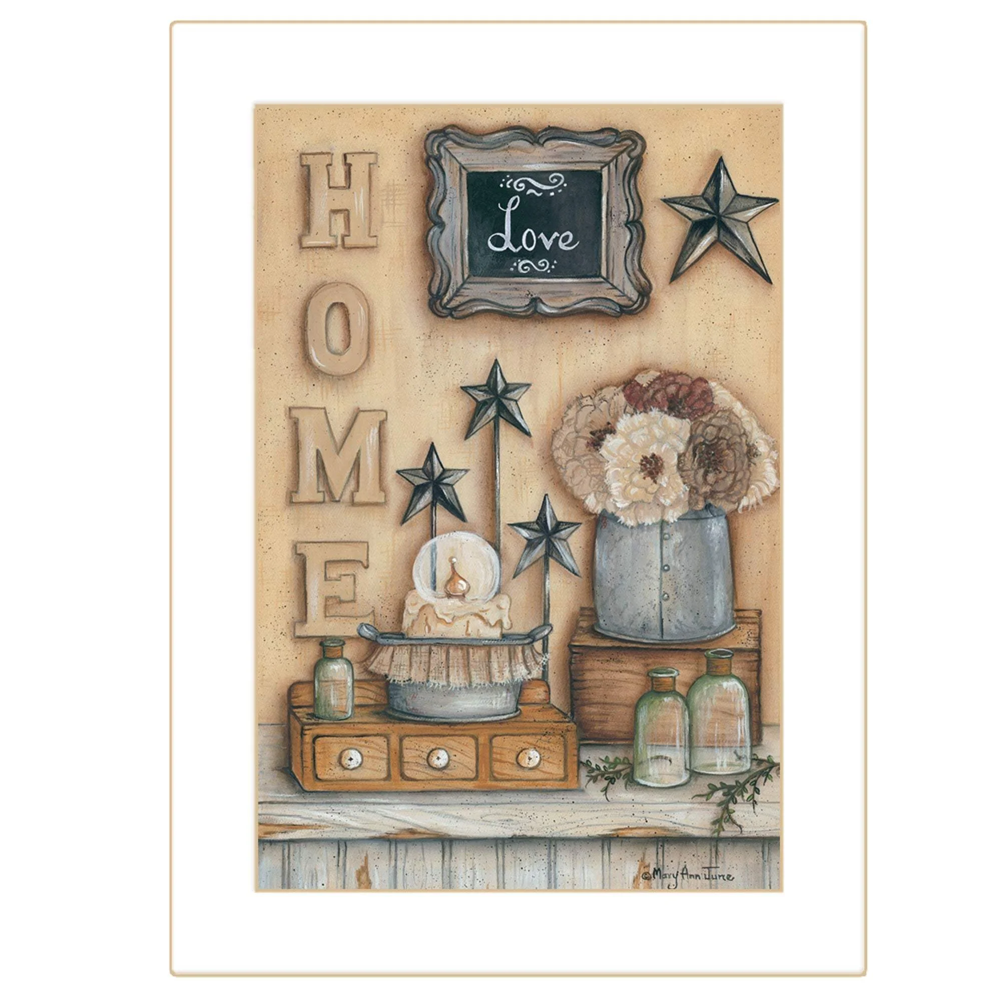 Friends 3 White Framed Print Wall Art - Image 2
