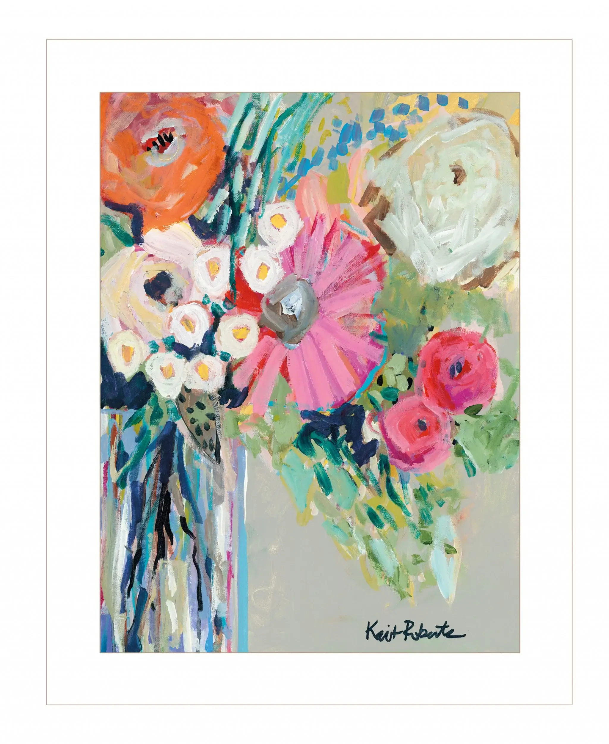 From Mrs Hazels Garden 3 White Framed Print Wall Art - Image 2
