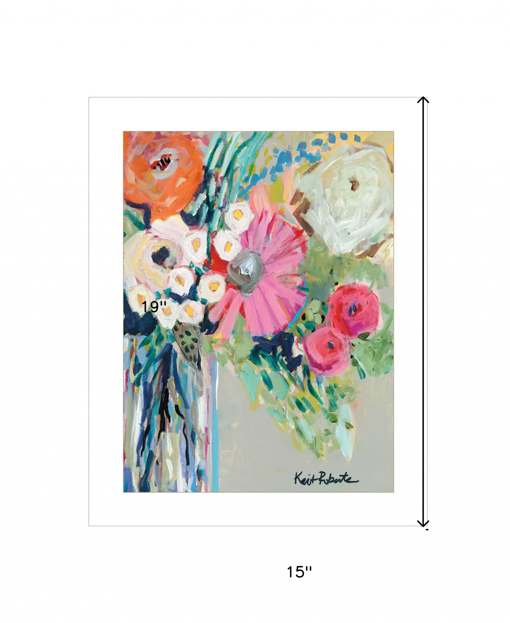 From Mrs Hazels Garden 3 White Framed Print Wall Art - Image 4