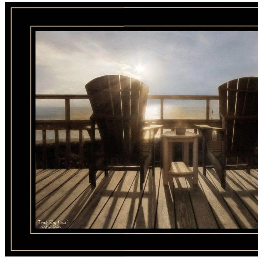 Front Row Seats 1 Black Framed Print Wall Art - Image 5