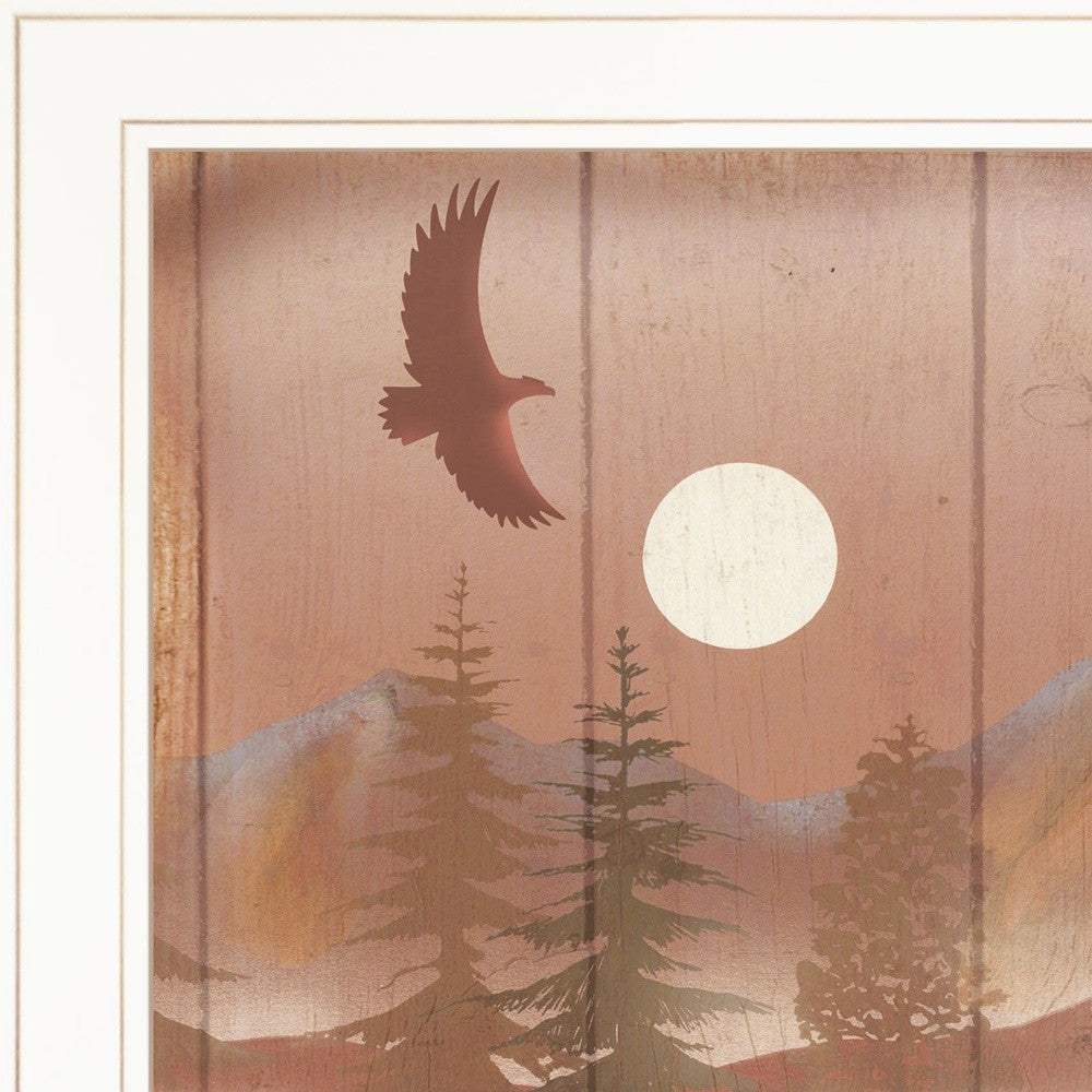 Full Moon I 1 White Framed Print Wall Art - Image 4