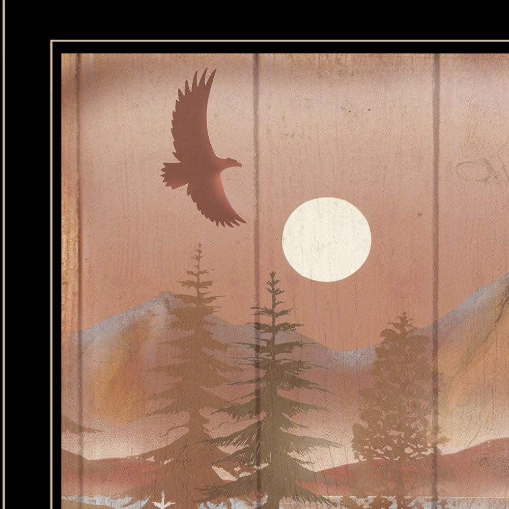 Full Moon I 2 Black Framed Print Wall Art - Image 4