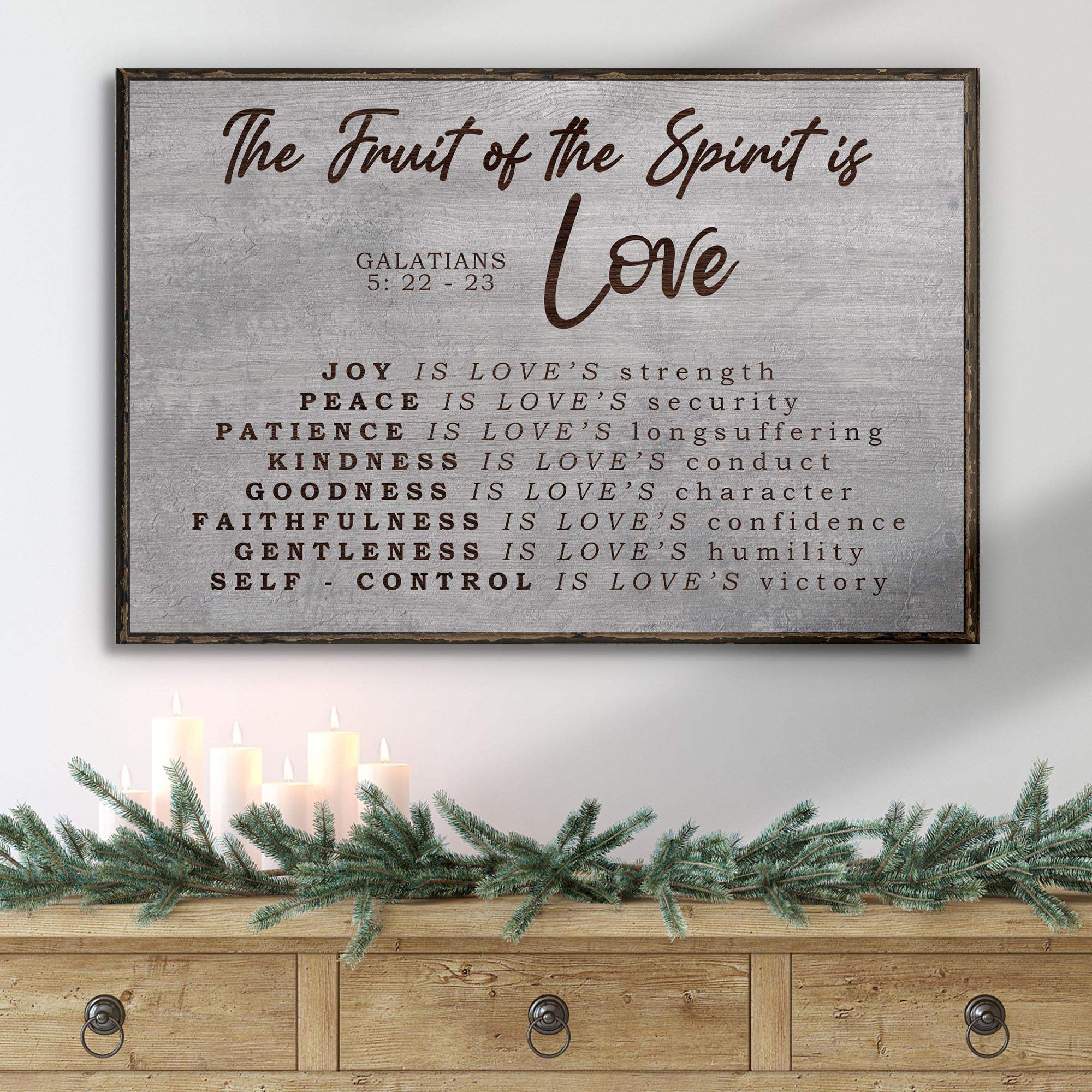 Galatians 5:22-23 - The Fruit Of The Spirit Sign III - Image 2