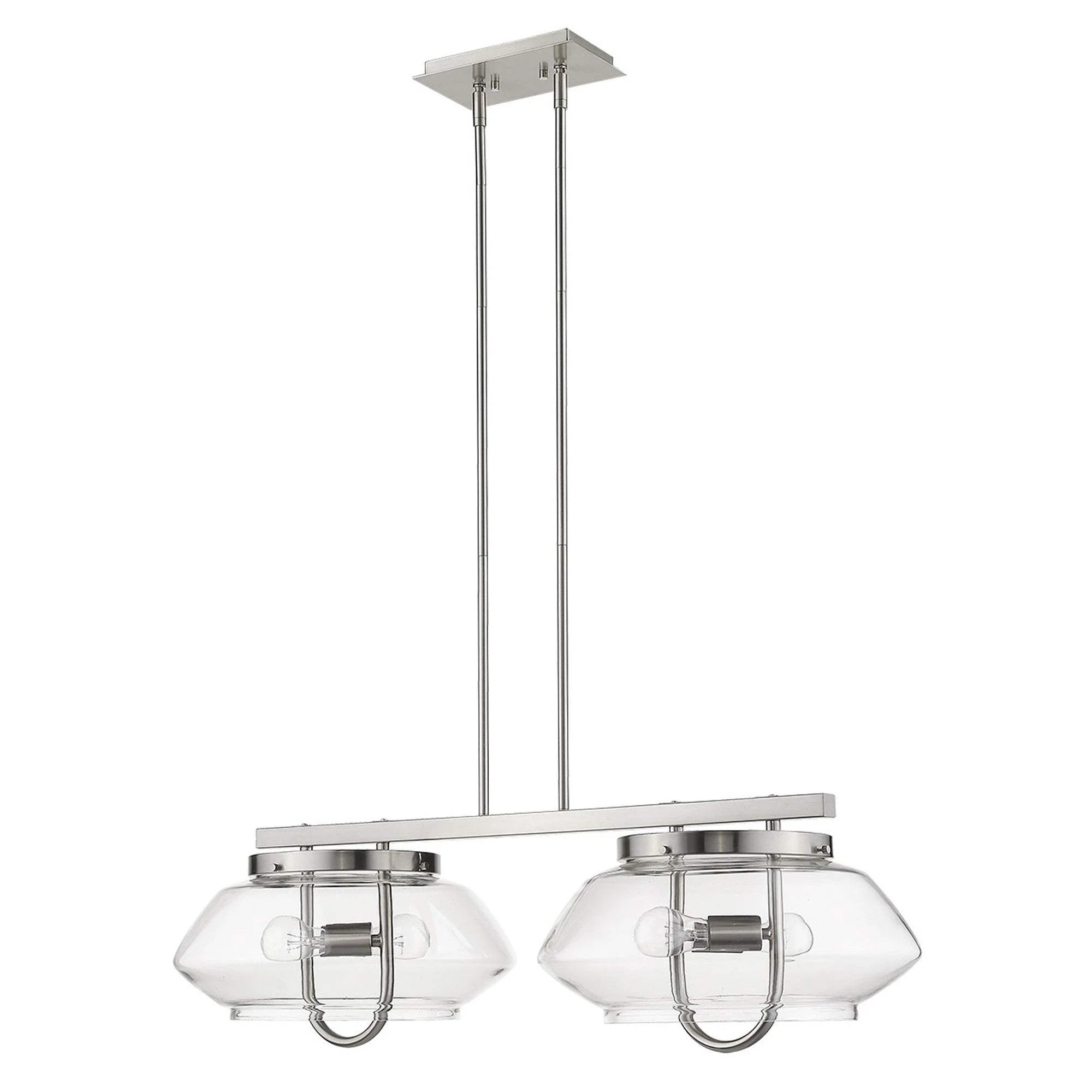 Garner 4-Light Satin Nickel Island Pendant - Image 2