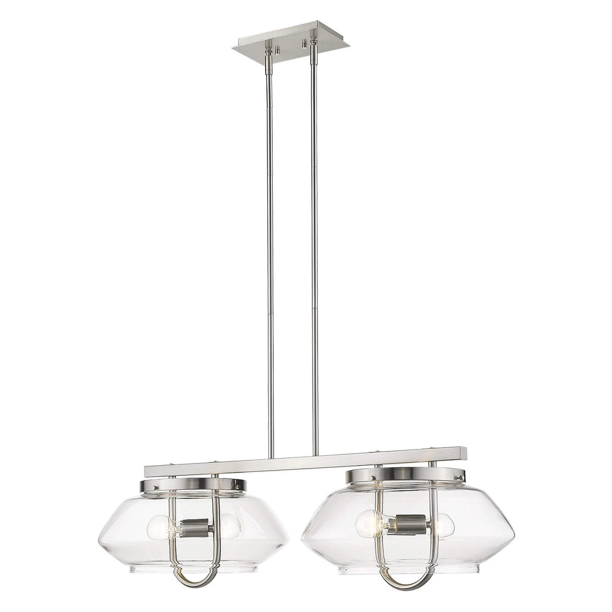 Garner 4-Light Satin Nickel Island Pendant - Image 3
