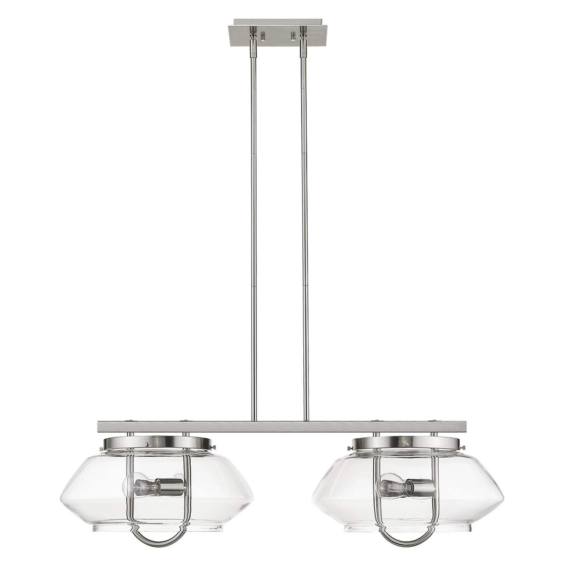 Garner 4-Light Satin Nickel Island Pendant - Image 4