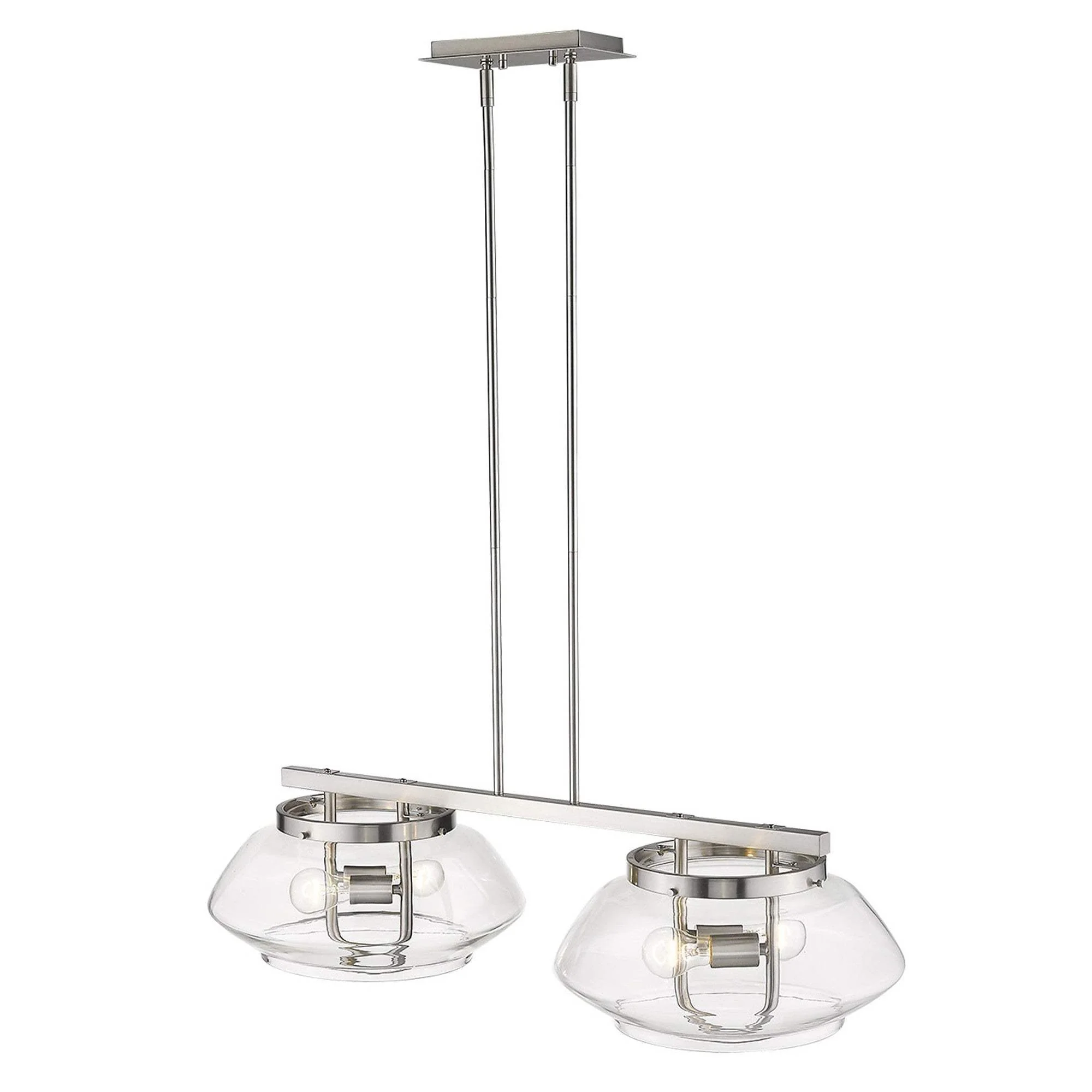 Garner 4-Light Satin Nickel Island Pendant - Image 6