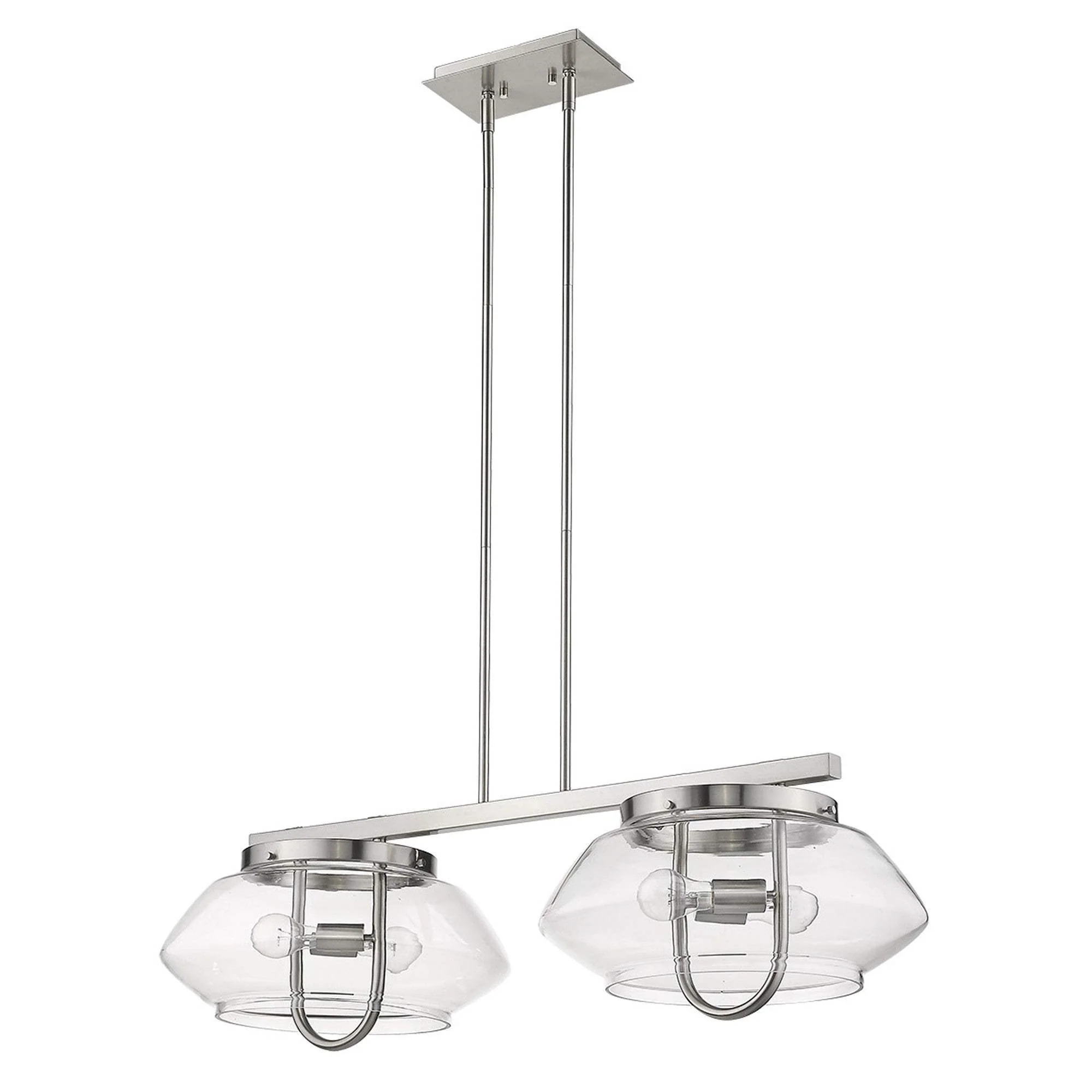 Garner 4-Light Satin Nickel Island Pendant - Image 7