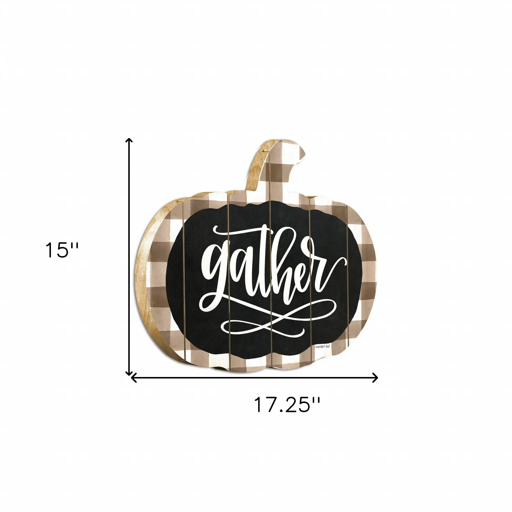 Gather Printed on a Pumpkin Unframed Print Wall Art - Image 4