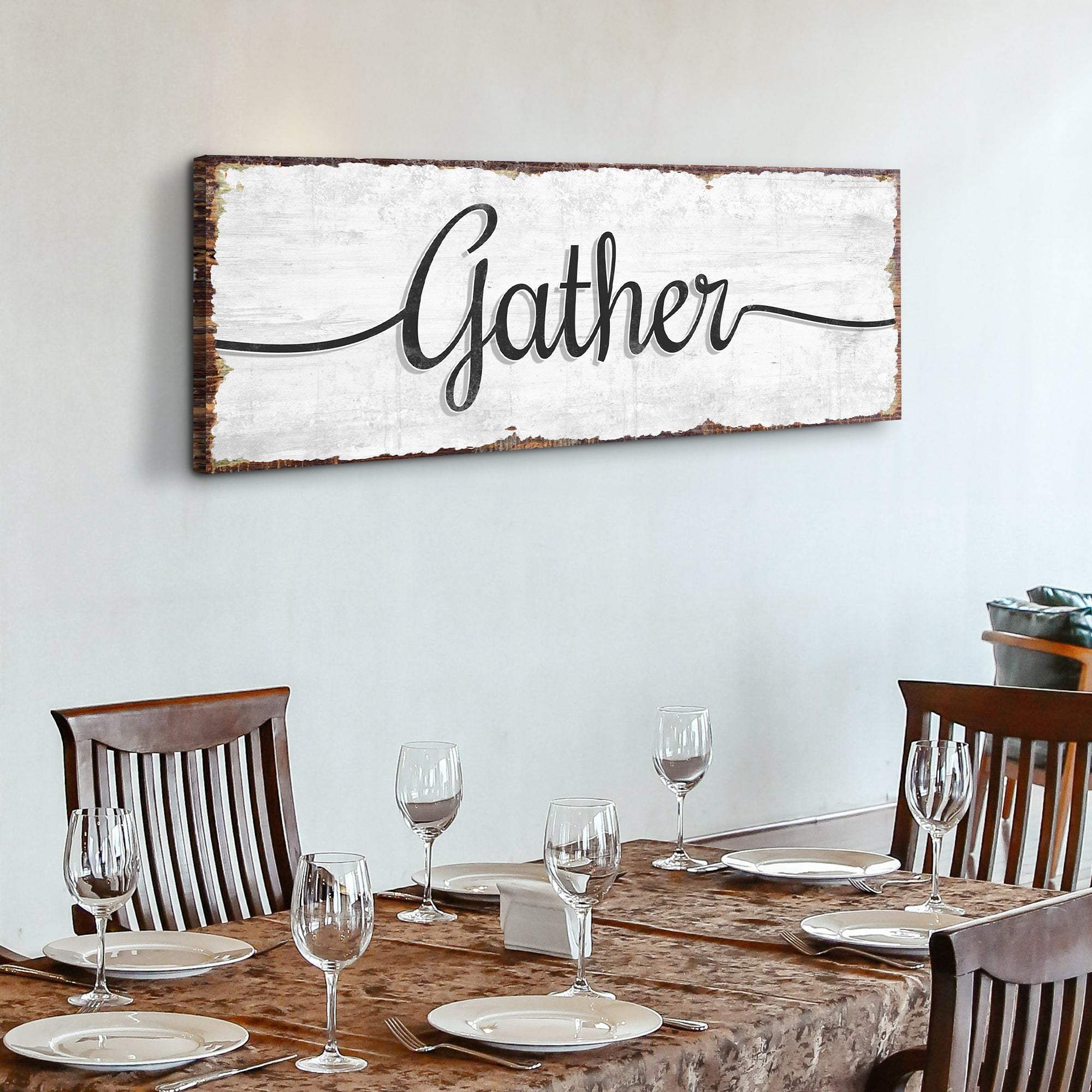 Gather Wall Art Sign - Image 2