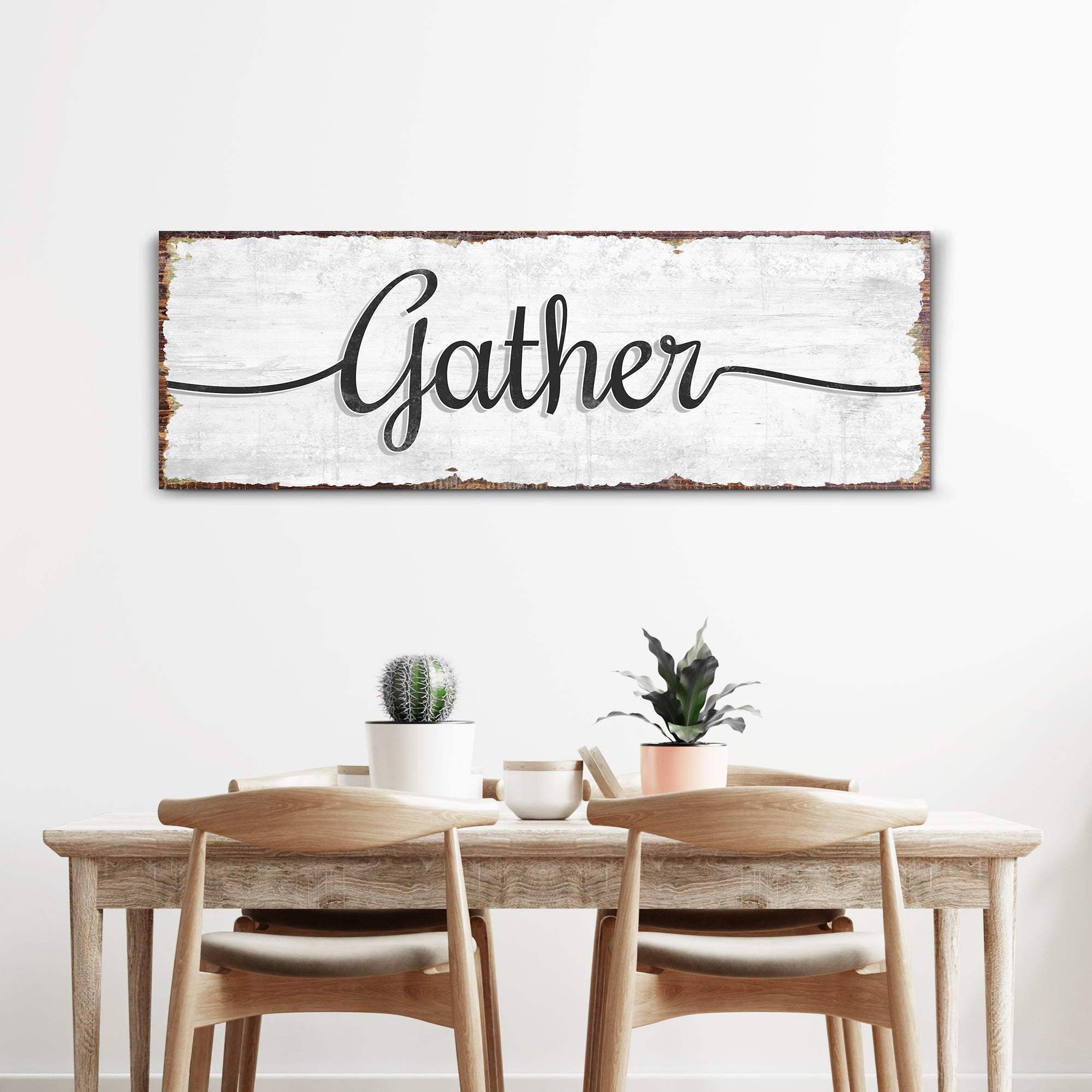 Gather Wall Art Sign - Image 3
