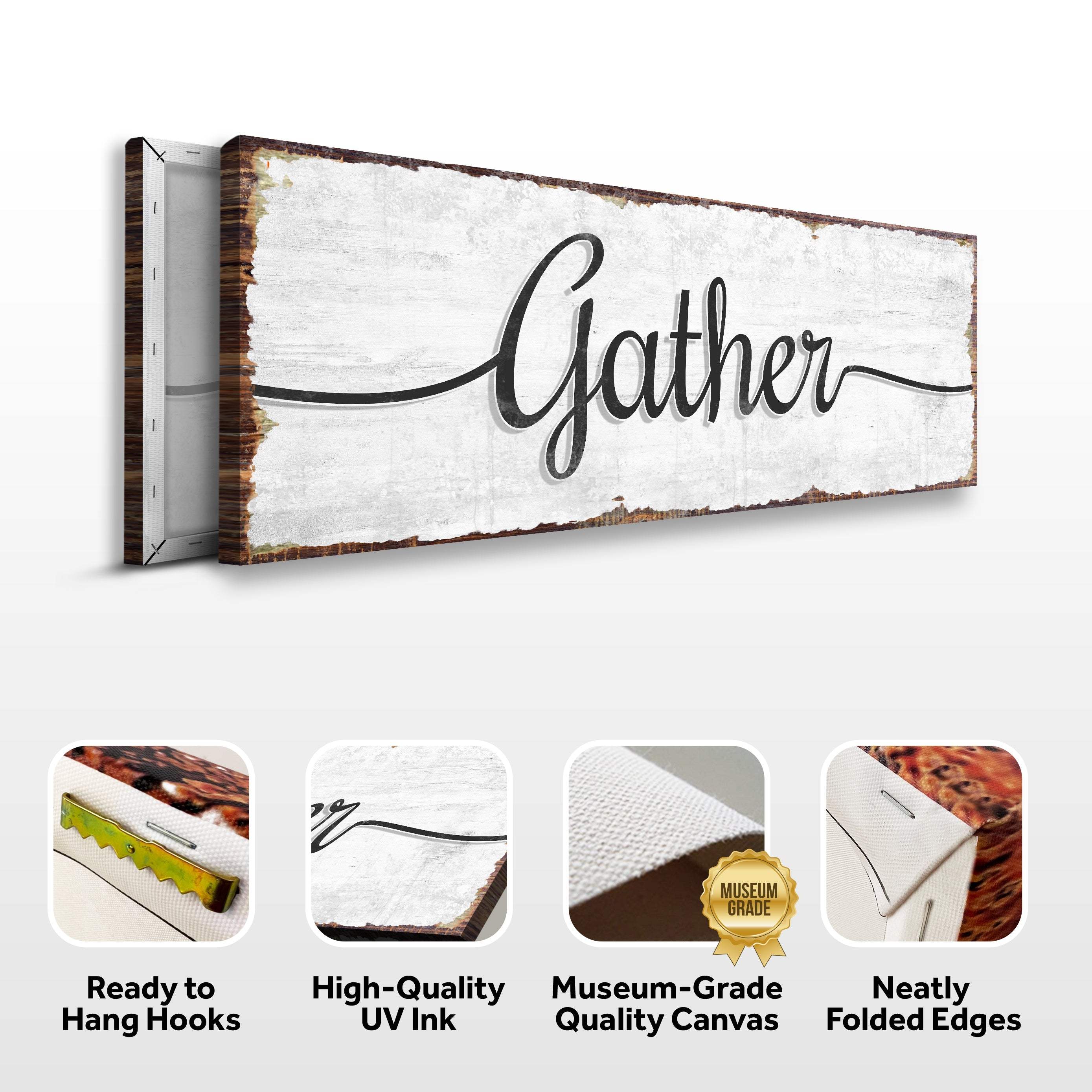 Gather Wall Art Sign - Image 4