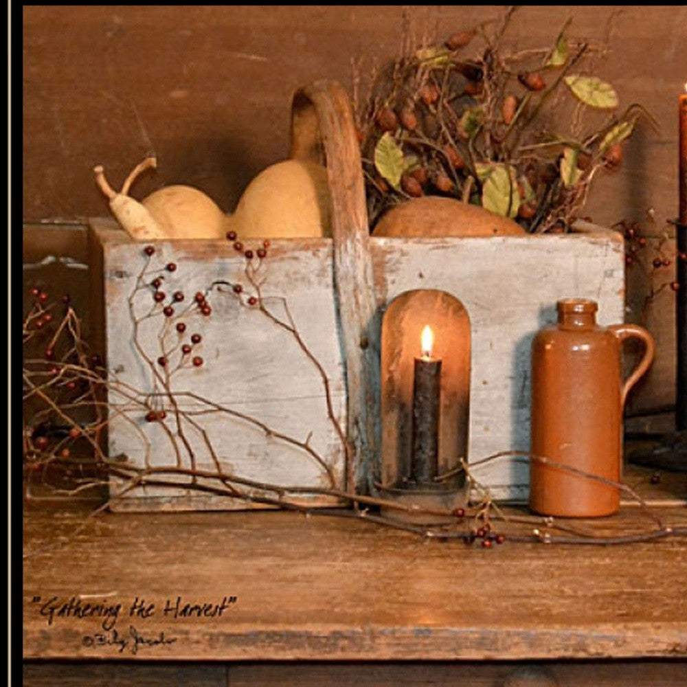 Gathering The Harvest 3 Black Framed Print Kitchen Wall Art - Image 3