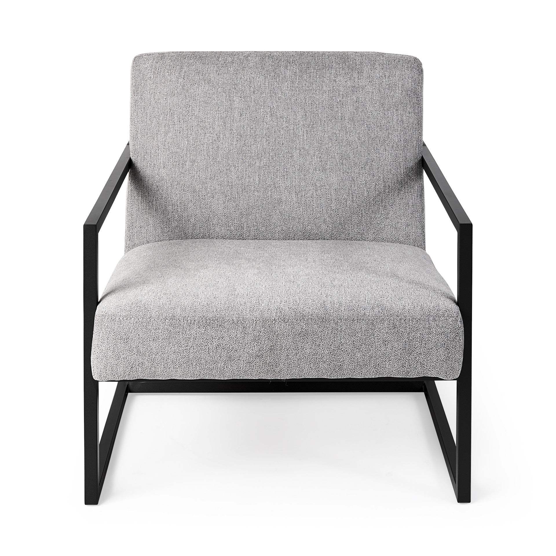 Geo Modern Gray And Black Accent Or Side Chair - Image 2