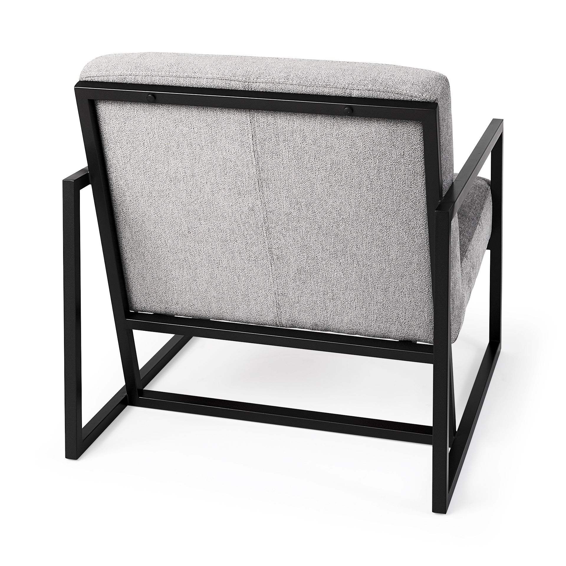 Geo Modern Gray And Black Accent Or Side Chair - Image 5