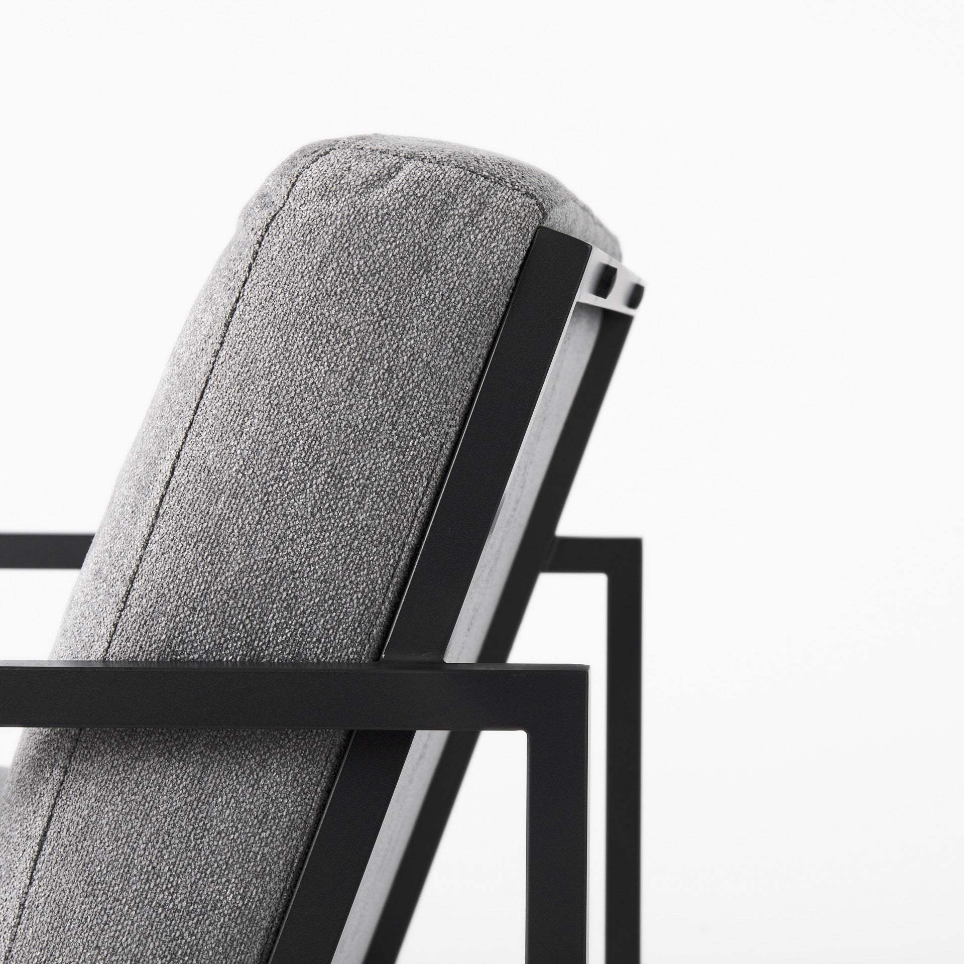 Geo Modern Gray And Black Accent Or Side Chair - Image 7