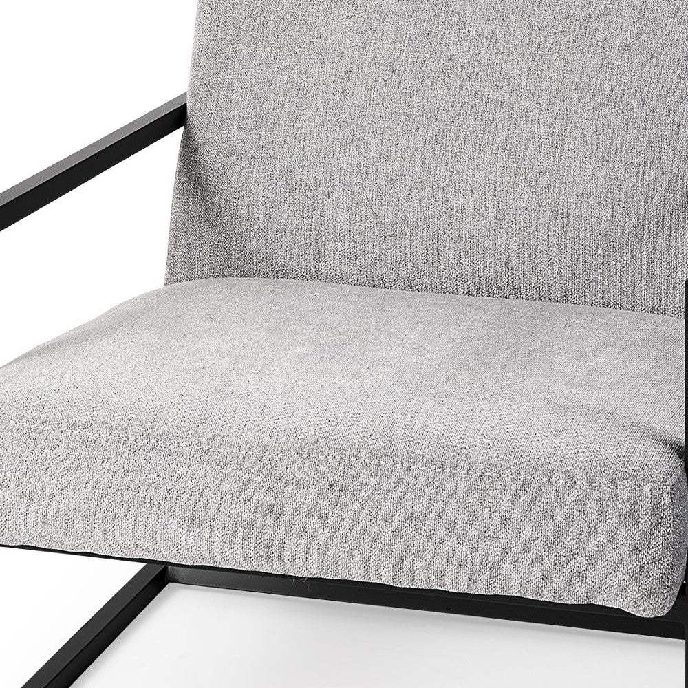 Geo Modern Gray And Black Accent Or Side Chair - Image 8