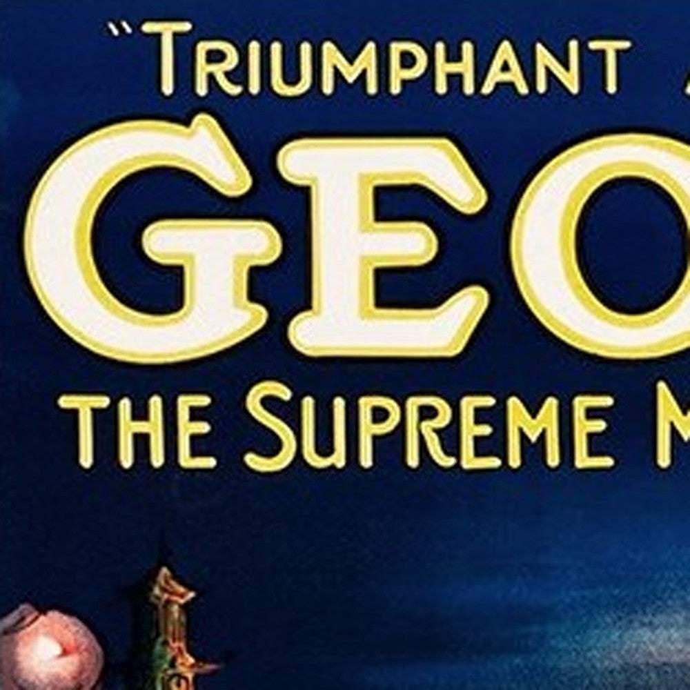George The Supreme Master Vintage Magic Unframed Print Wall Art - Image 5