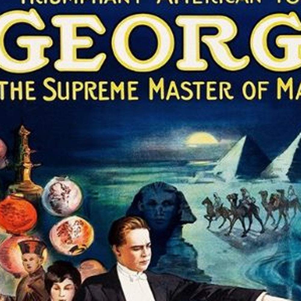 George The Supreme Master Vintage Magic Unframed Print Wall Art - Image 4