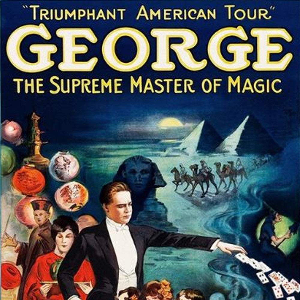George the Supreme Vintage Magic Unframed Print Wall Art - Image 3