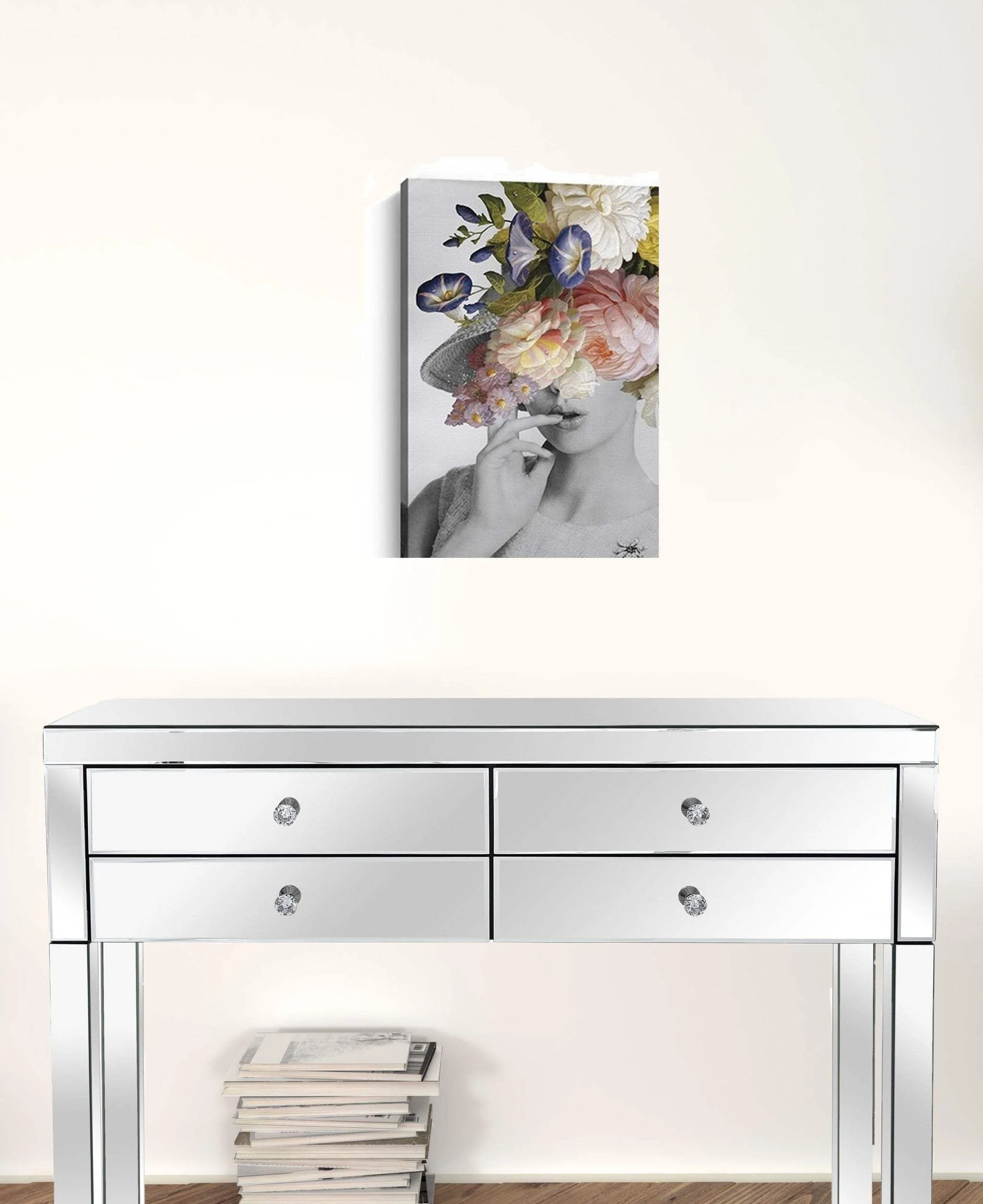 Glamorous Garden Party Dress Up Unframed Print Wall Art - Image 3