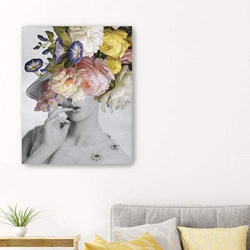 Glamorous Garden Party Dress Up Unframed Print Wall Art - Image 4