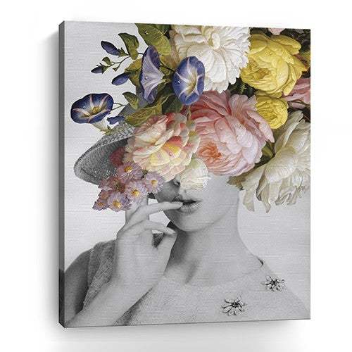 Glamorous Garden Party Dress Up Unframed Print Wall Art - Image 2
