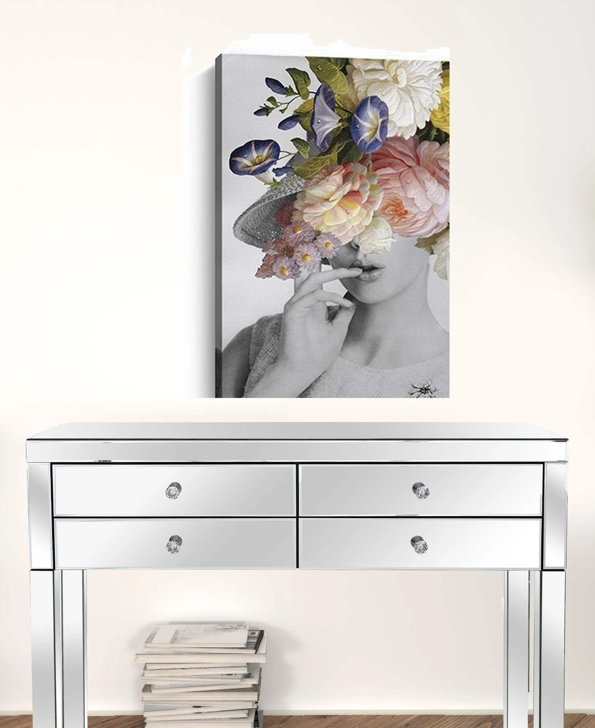 Glamorous Garden Party Dress Up Unframed Print Wall Art - Image 3