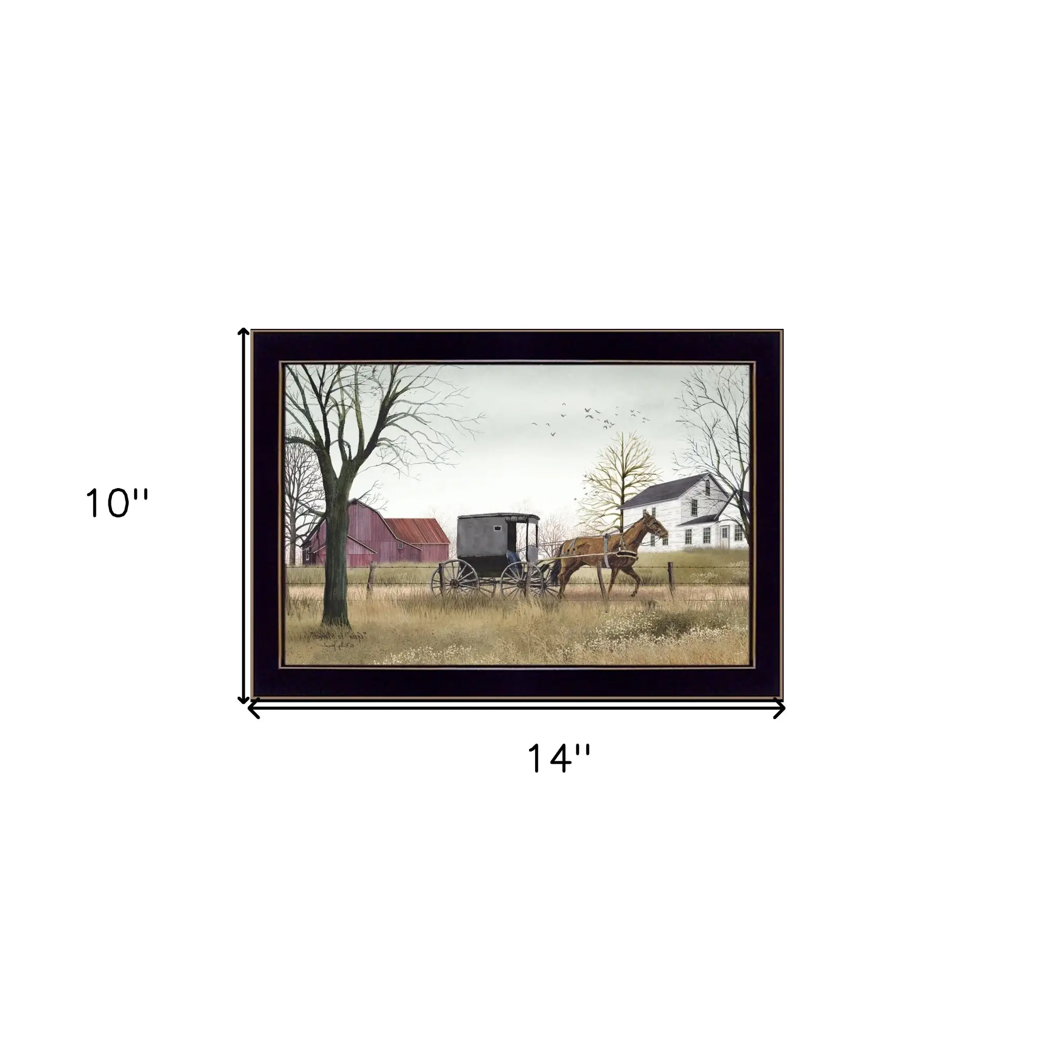 Goin to Market Black Framed Print Wall Art - Image 6