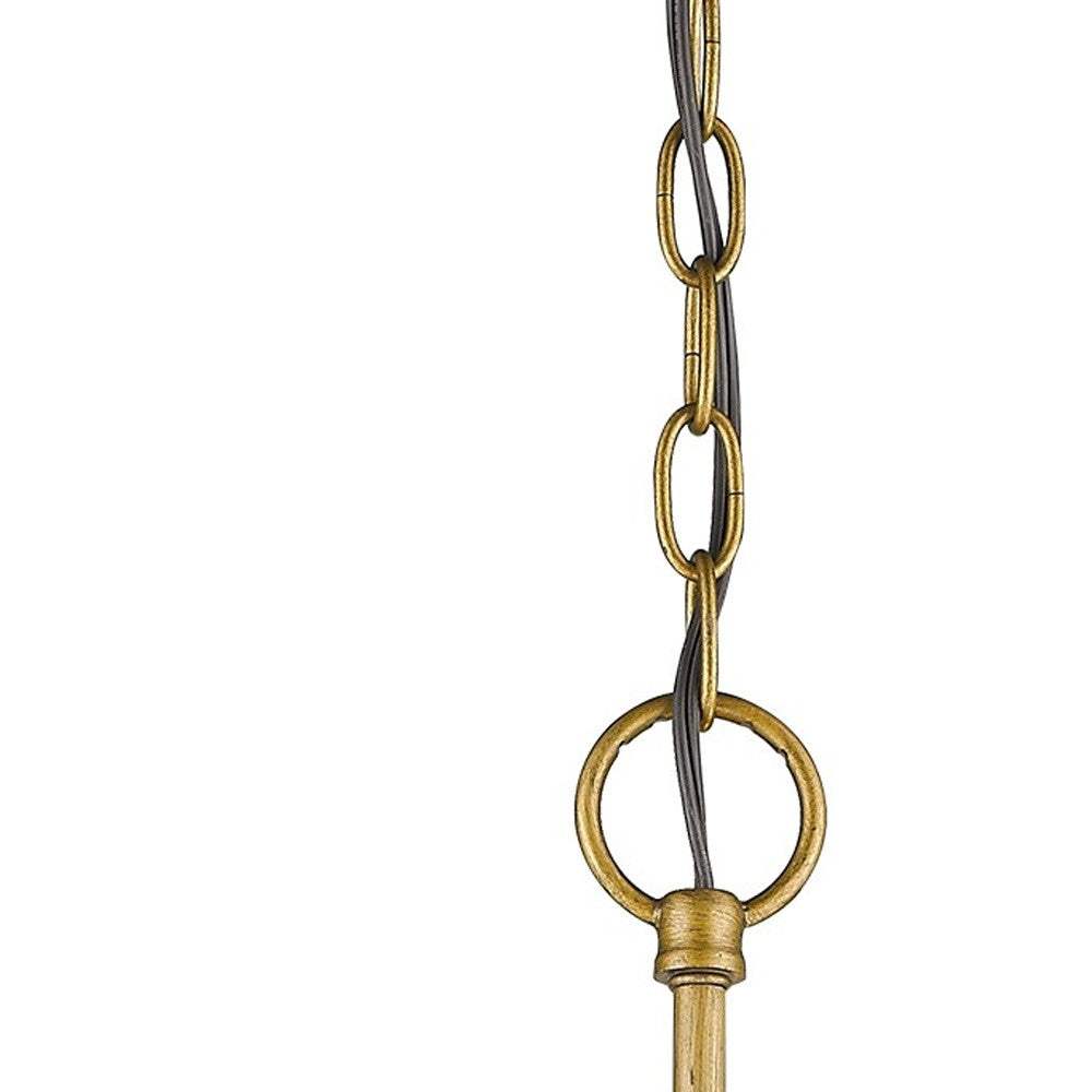 Gold Candle Style Three Light Crystal Metal Dimmable Chandelier - Image 3