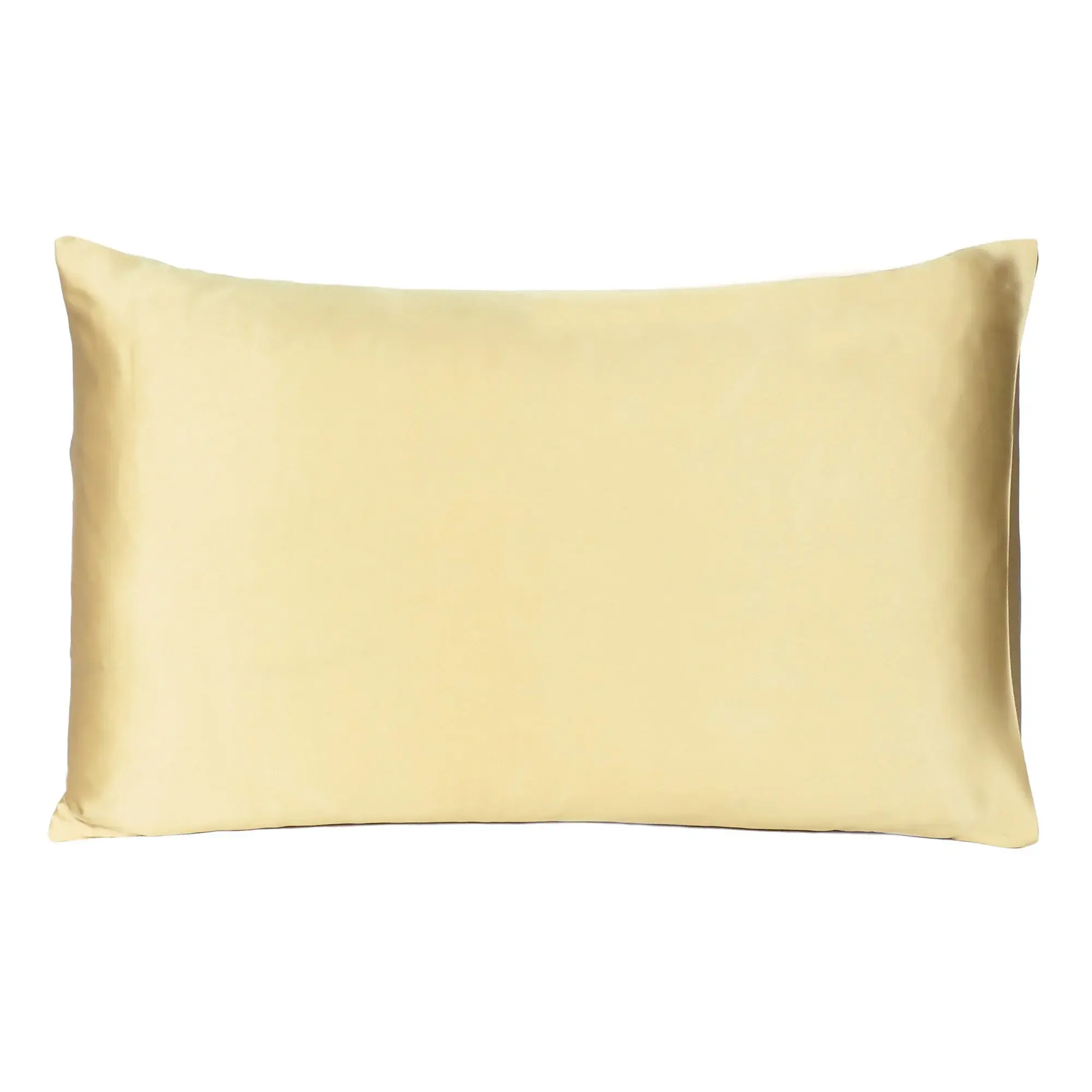 Gold Dreamy Set Of 2 Silky Satin King Pillowcases - Image 2