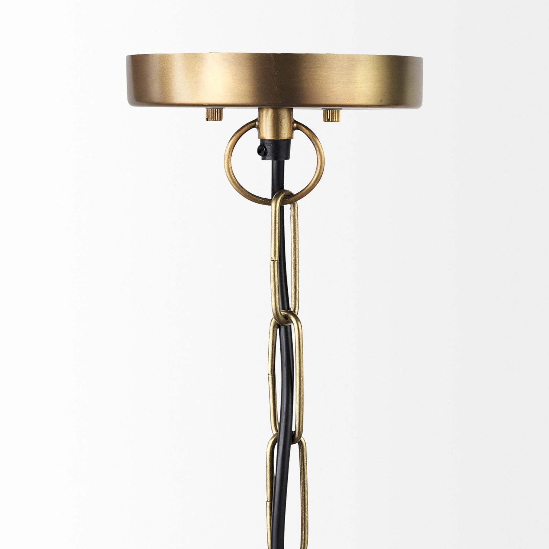 Gold Metal Sphere Pendant Hanging Light - Image 4