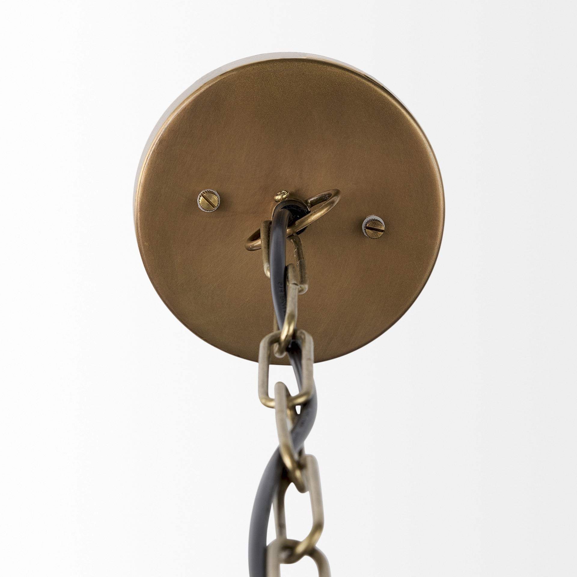 Gold Metal Sphere Pendant Hanging Light - Image 5