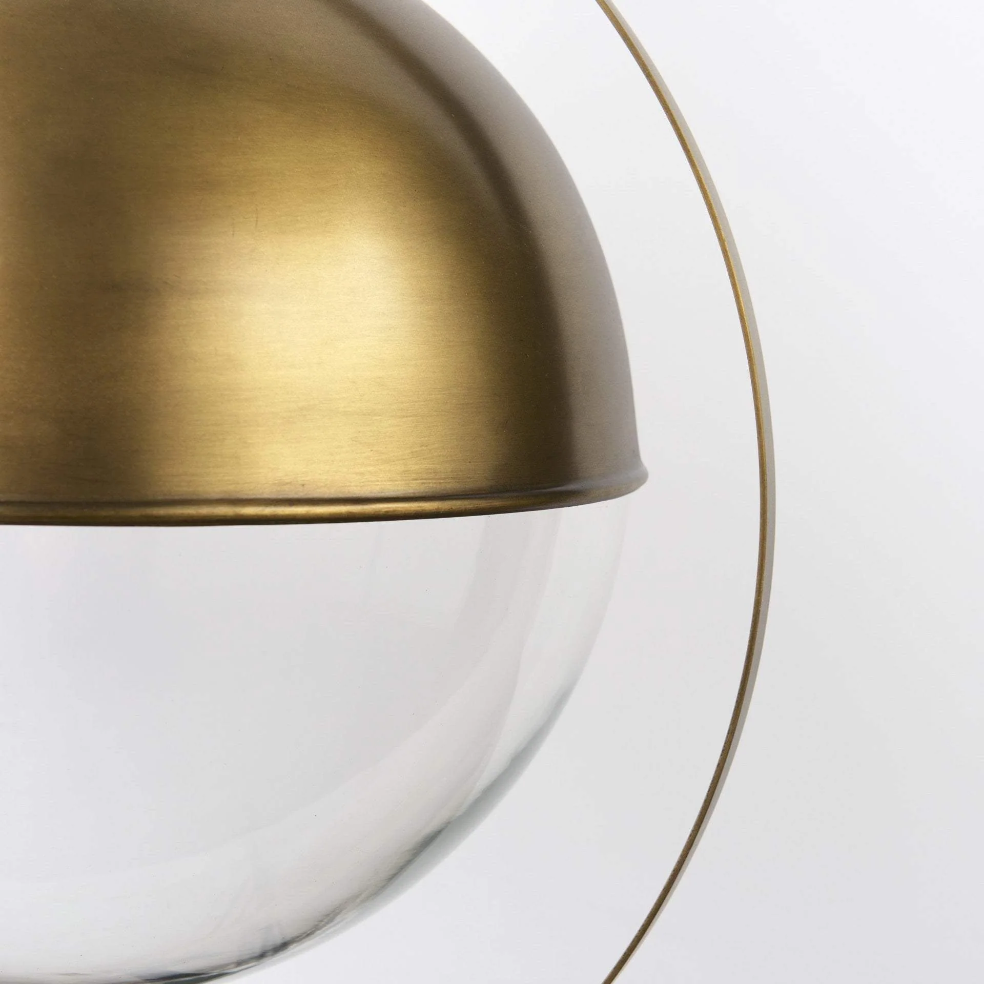 Gold Metal Sphere Pendant Hanging Light - Image 6